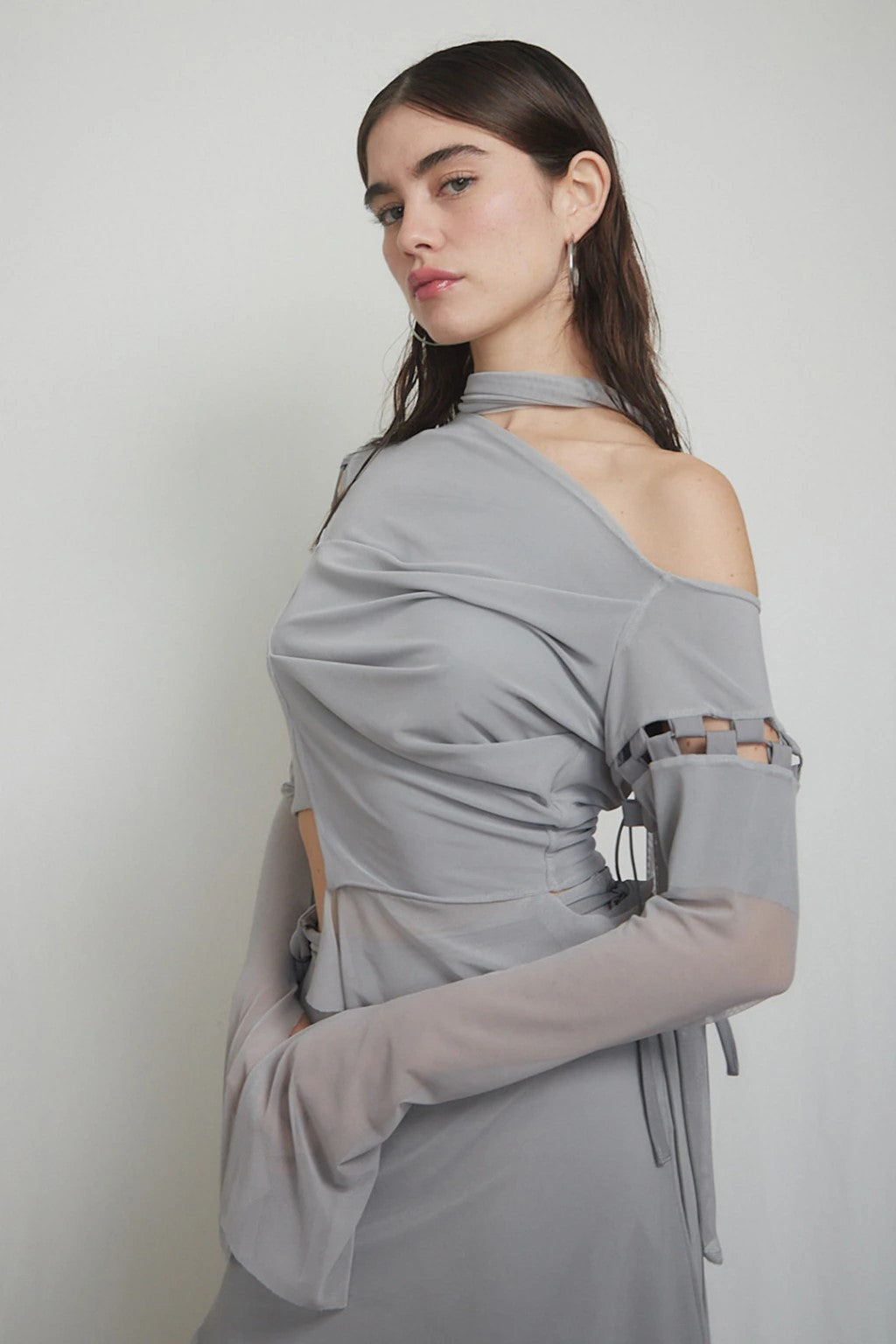 Mathilda Top - Grey