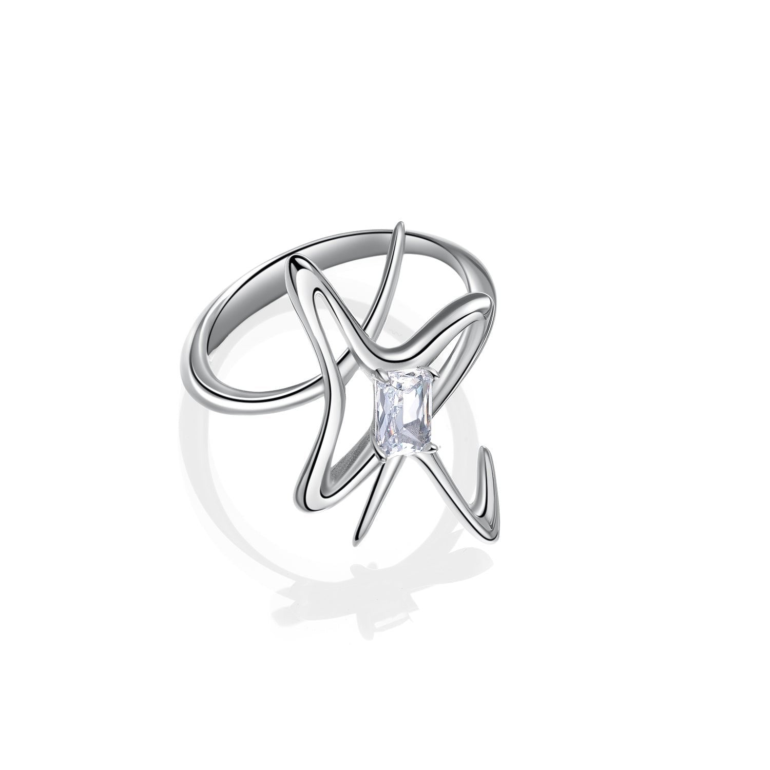 Star| Natural Clear Quartz Ring