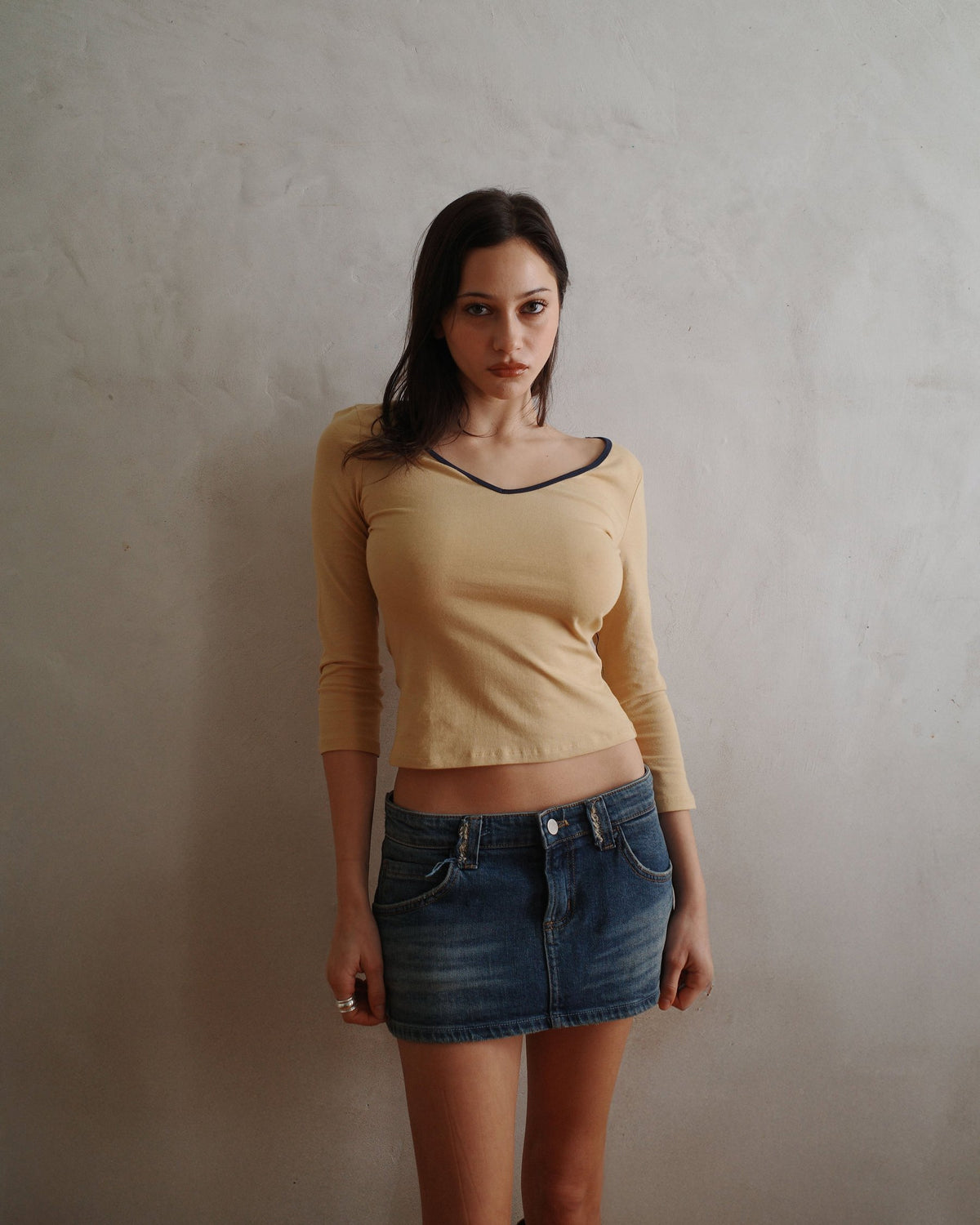 DAISY top - yellow