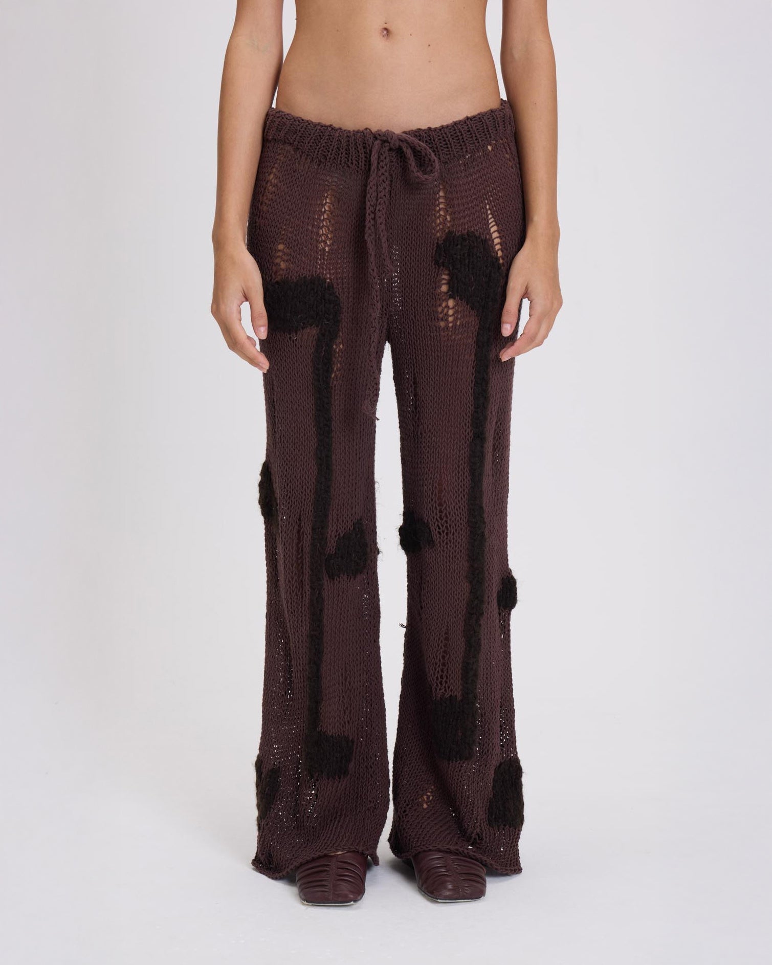 Niobio pant in brown