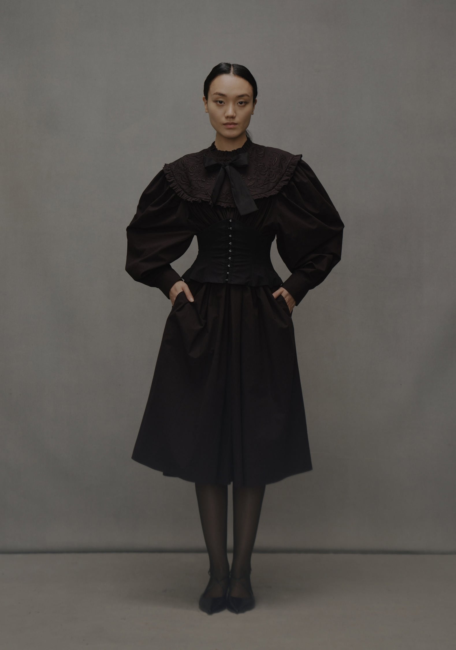 ASTRID DRESS WITH MATCHING COLOUR CORSET