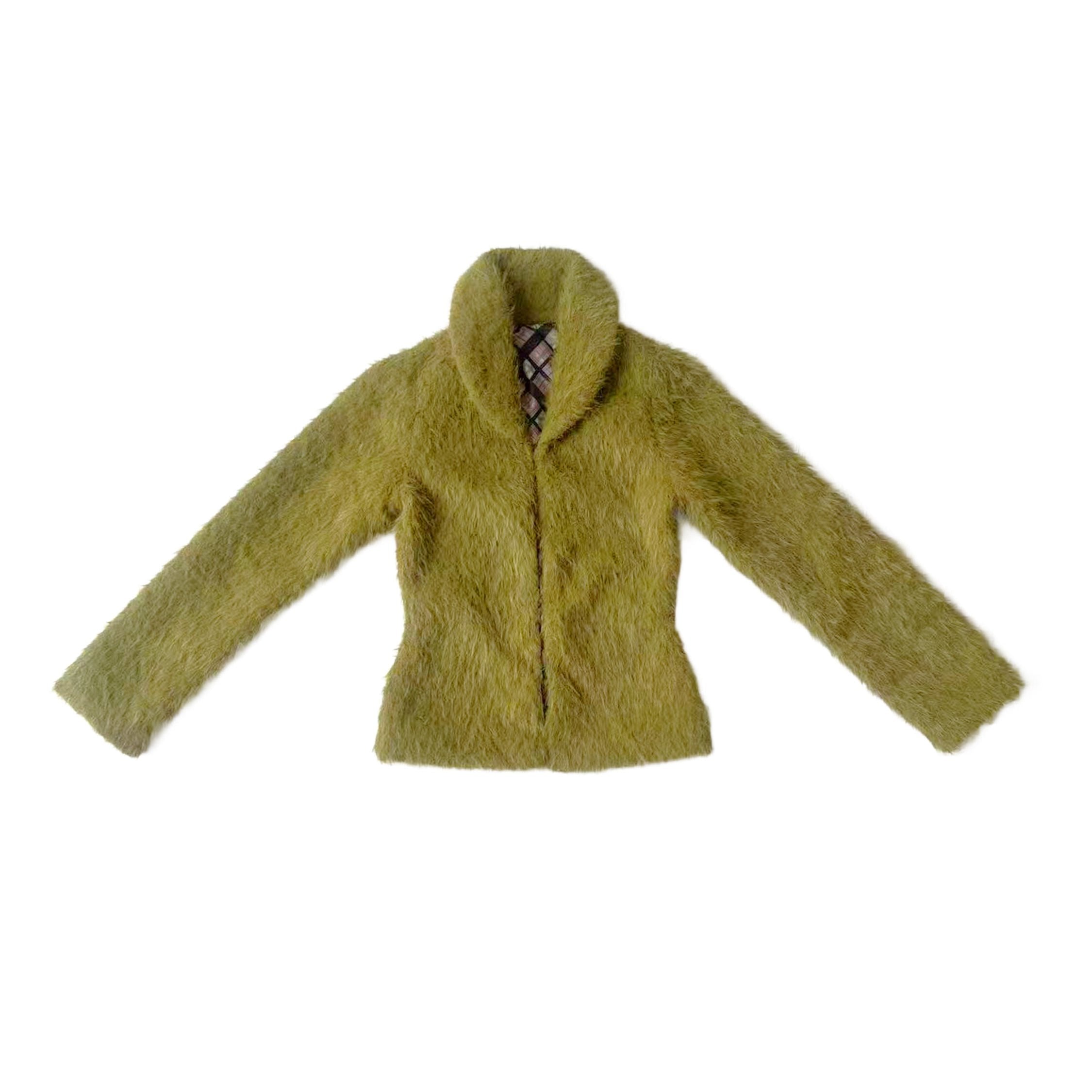 Olive Faux Fur Coat