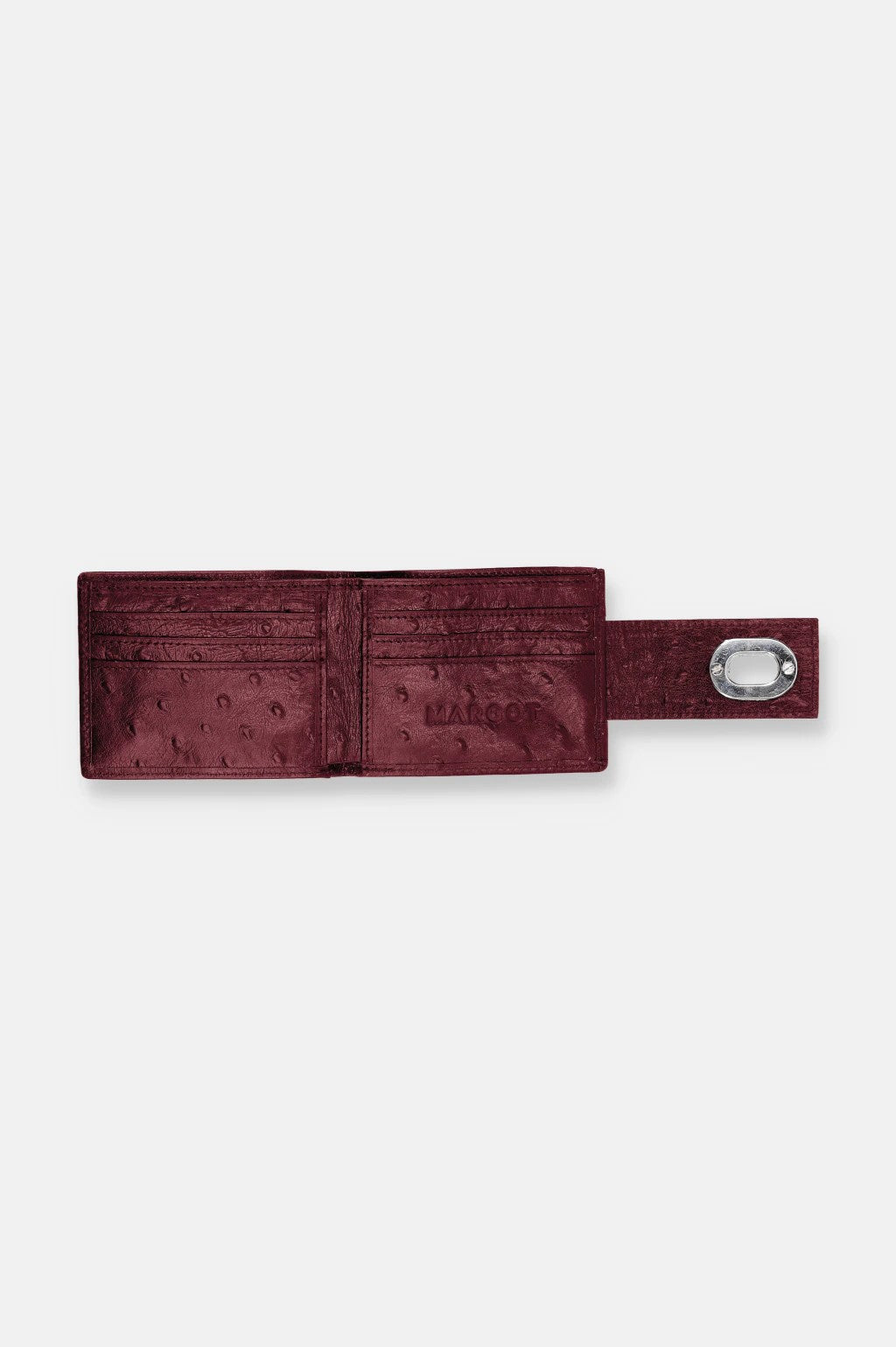 Wallet Karel Ostrich – Burgundy