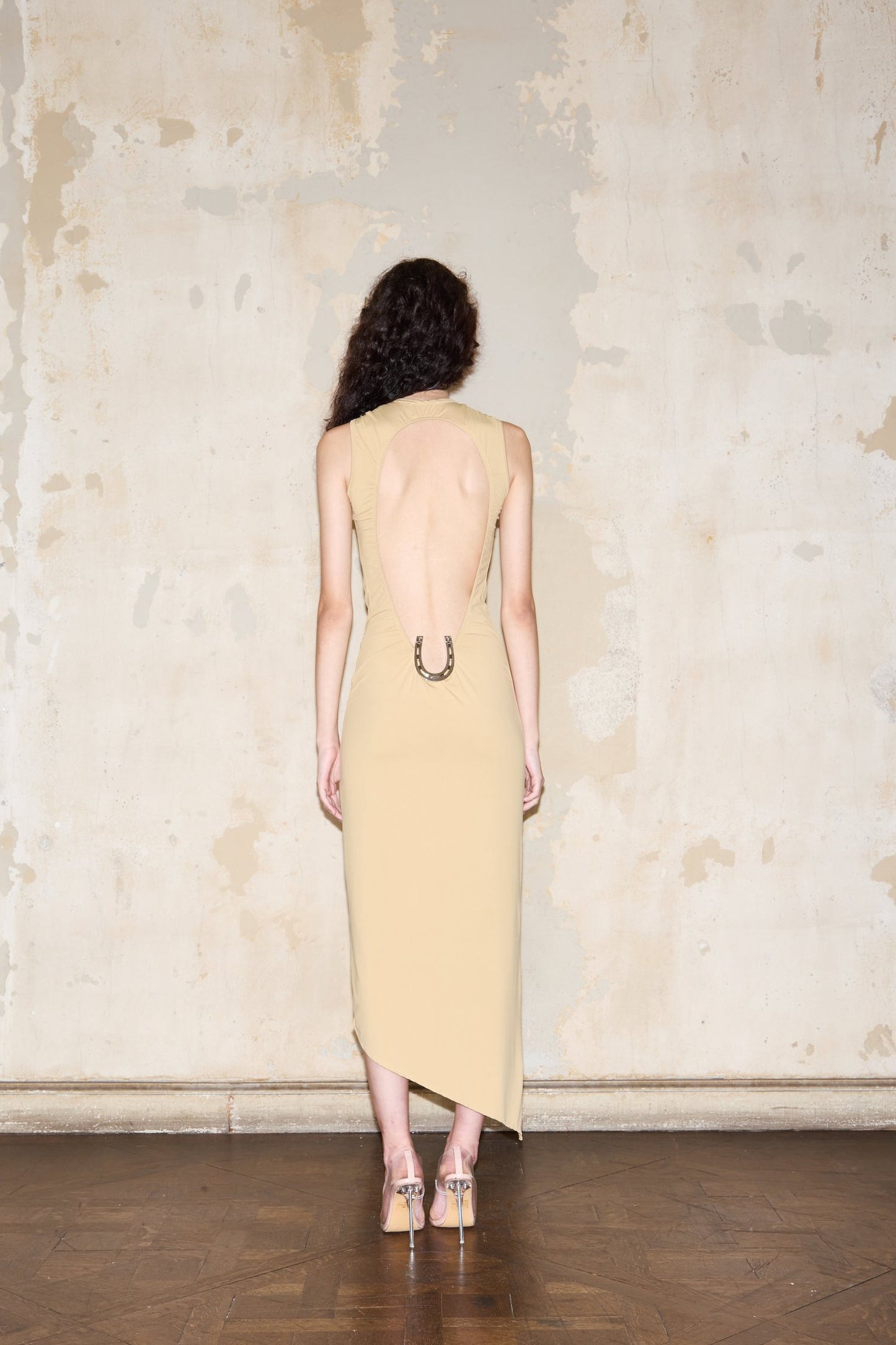 ROMULO DRESS BEIGE
