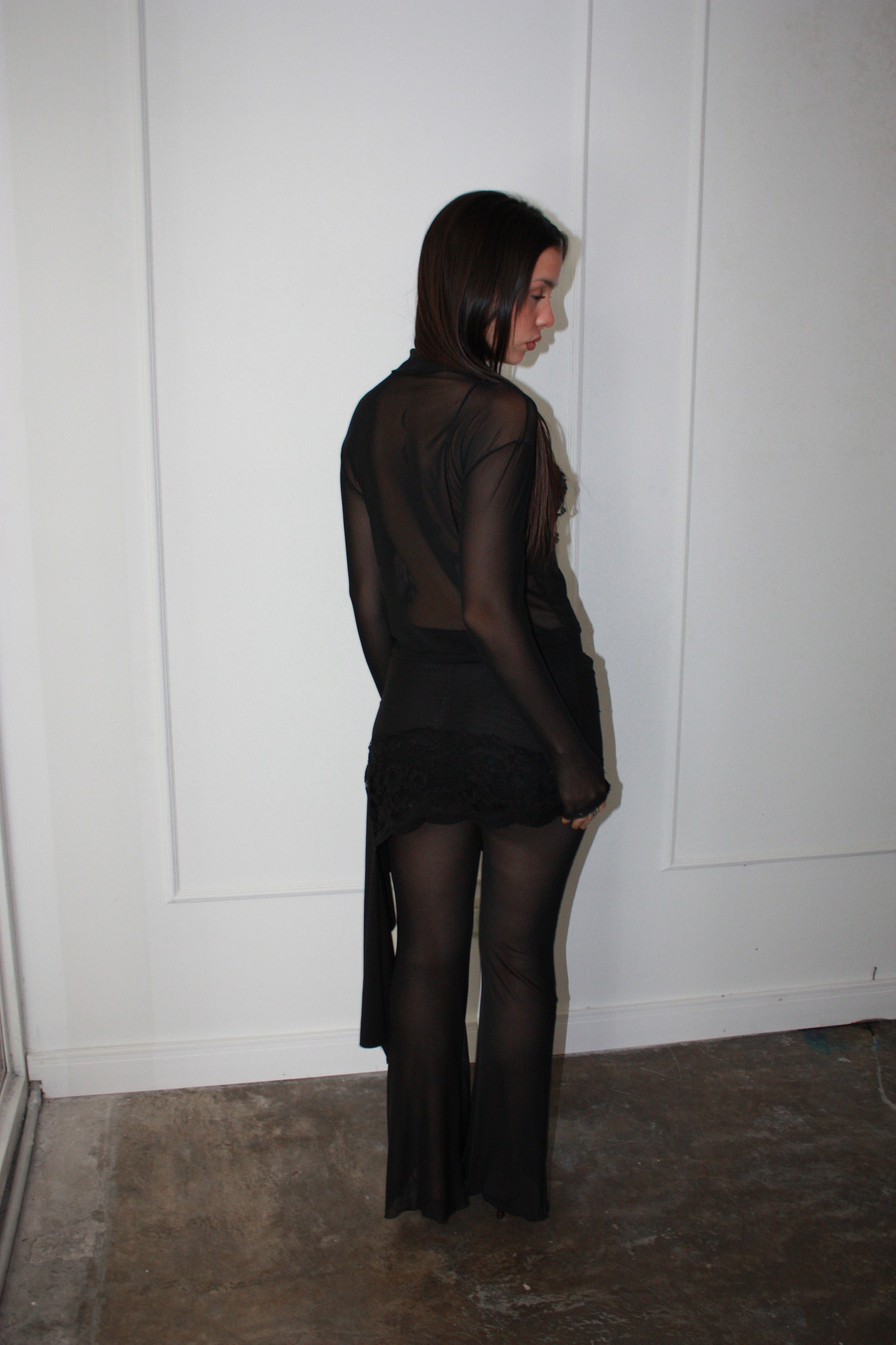 Pant-Skirt Mesh Arete & Nuda Collab