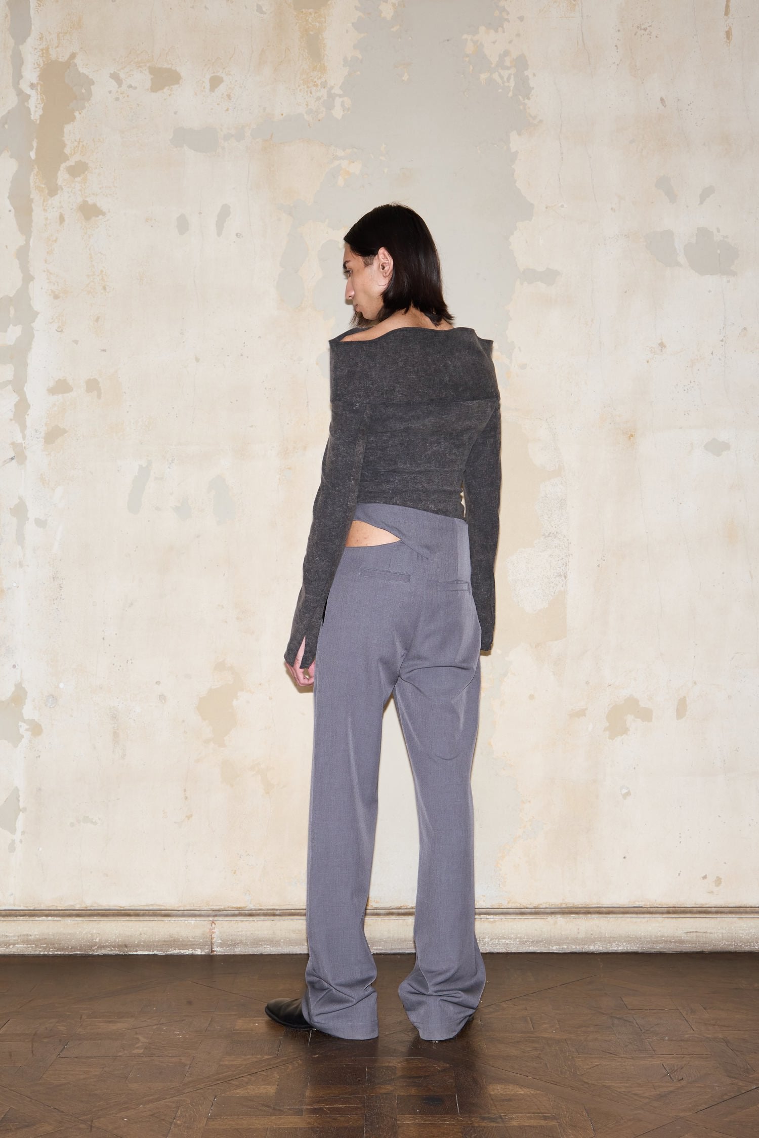 TRIUNVIRATO TOP DENIM BLACK