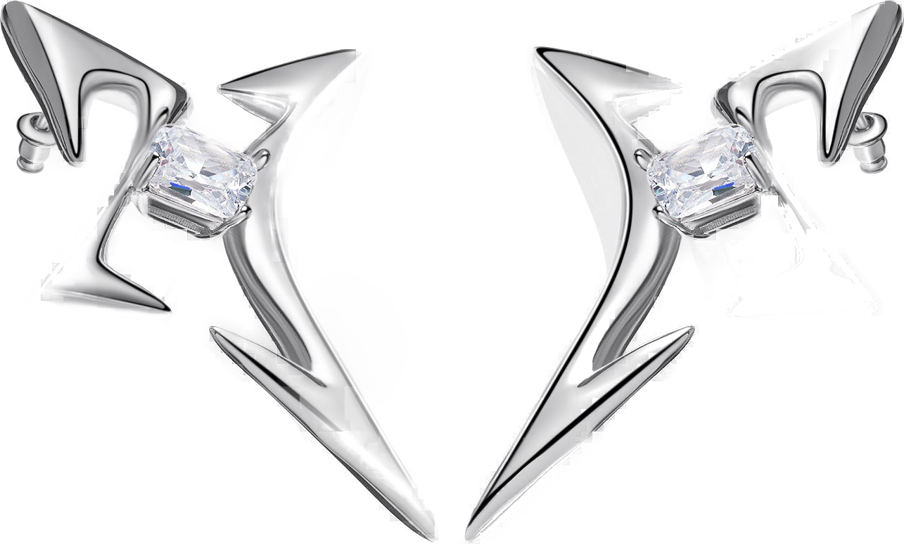 Trailblazer|Natural Clear Quartz Earrings