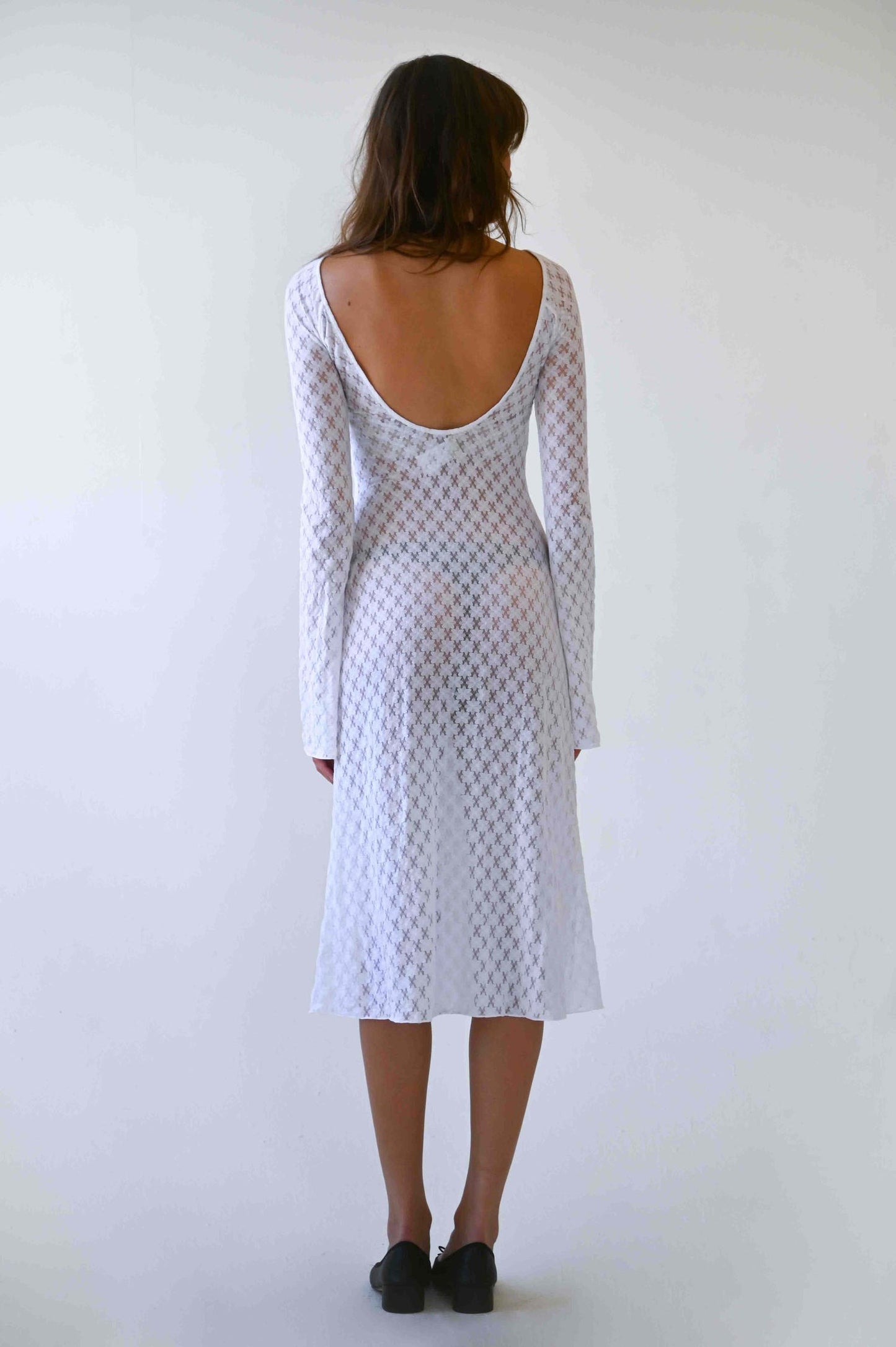 The Jane Maxi Dress in White Lace