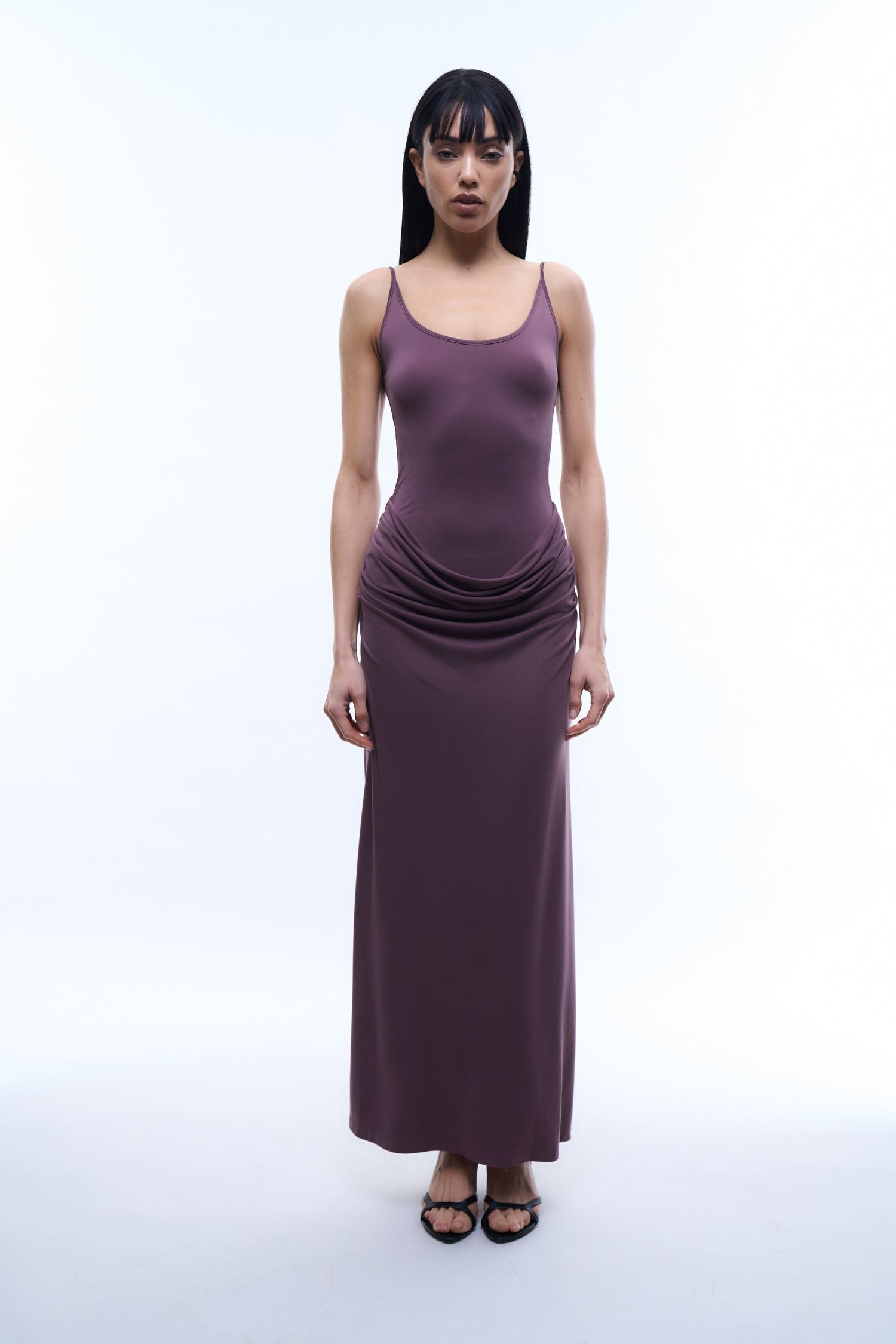 FULL MOON DRESS IN GRAPE