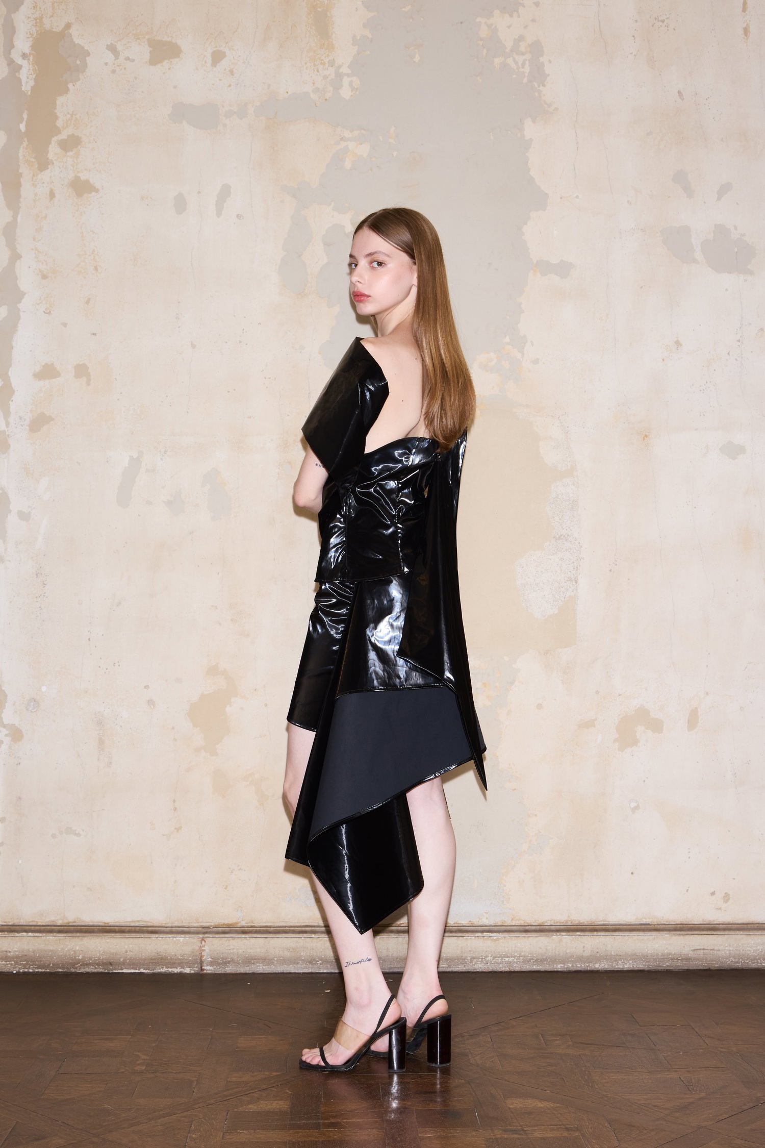 BUENOS AIRES BLOUSE BLACK SATIN