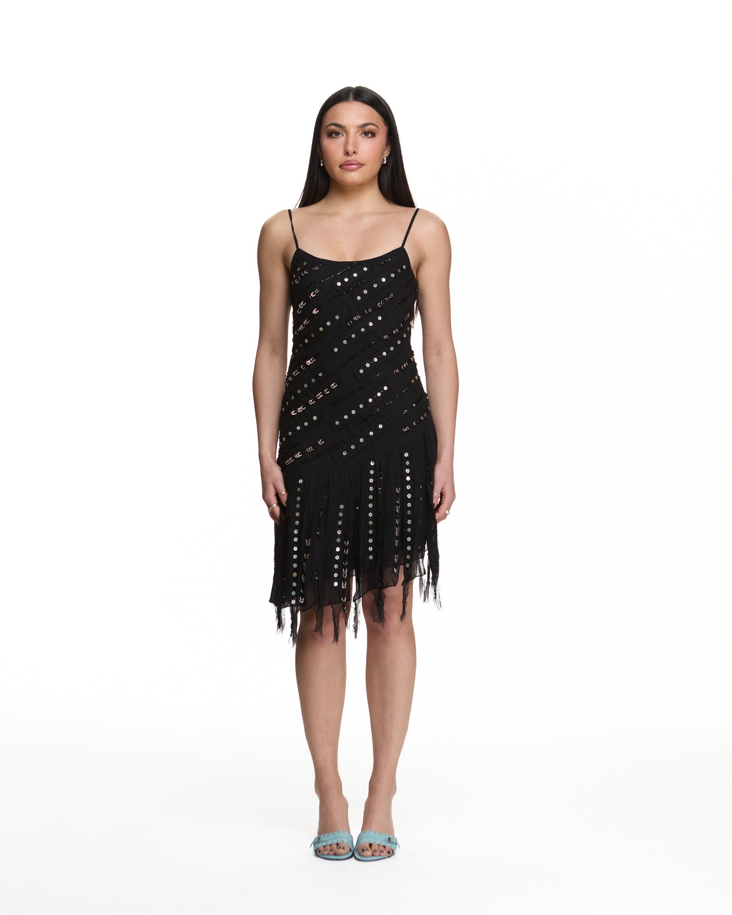 Silk Fringe Dress