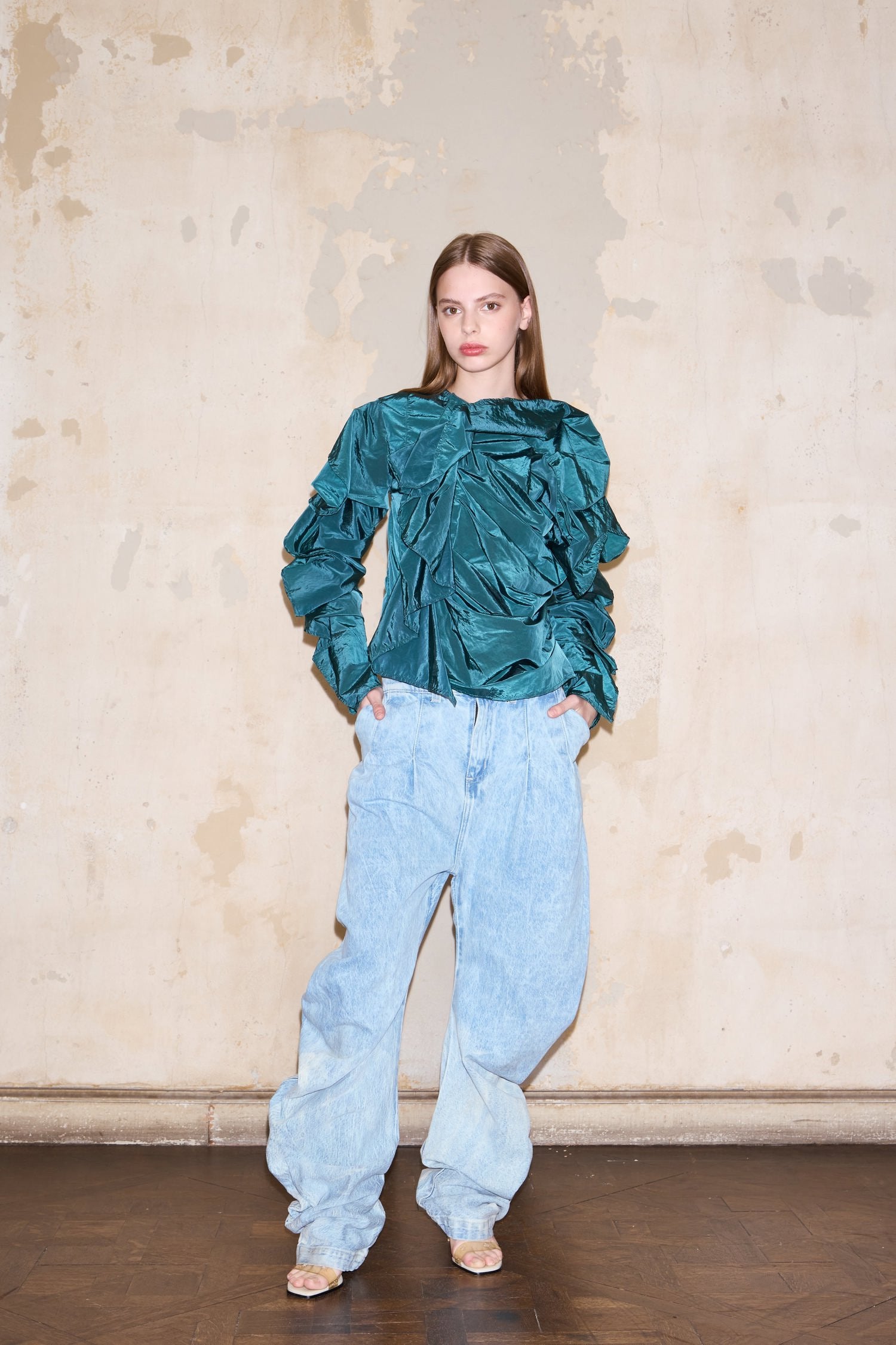 CERVANTES BLOUSE GREEN