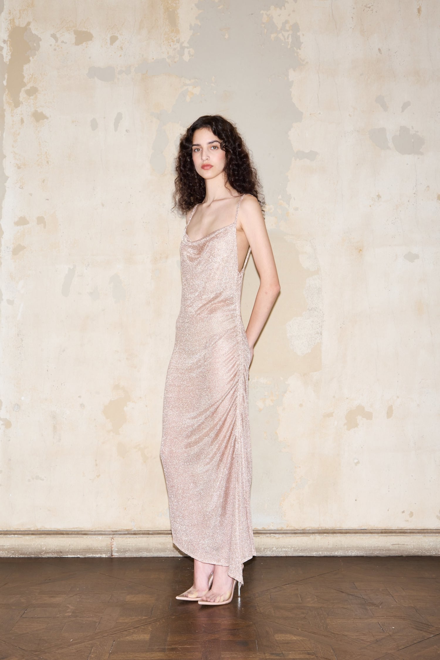 BABY DOLL DRESS GOLDEN