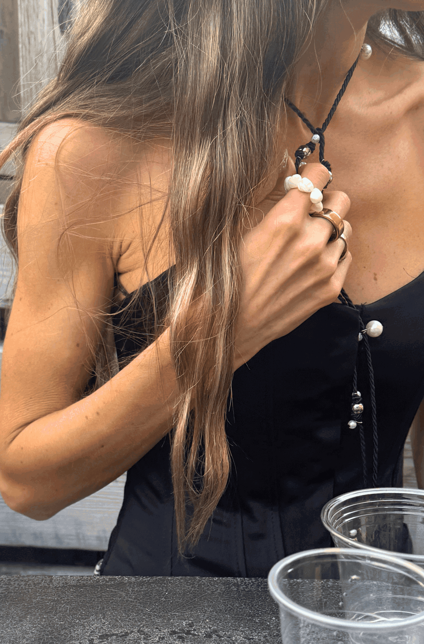Wrap Pearls Necklace