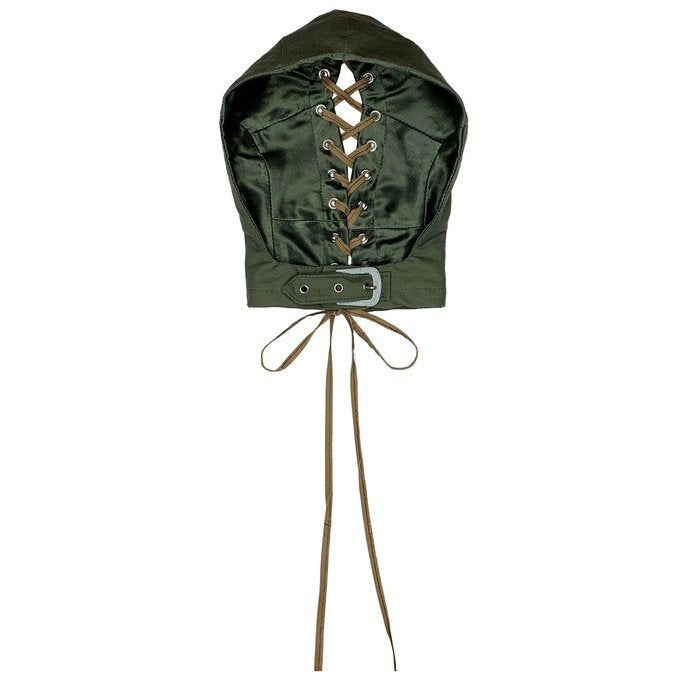 THE CANVAS CORSET HOOD | ARMY GREEN