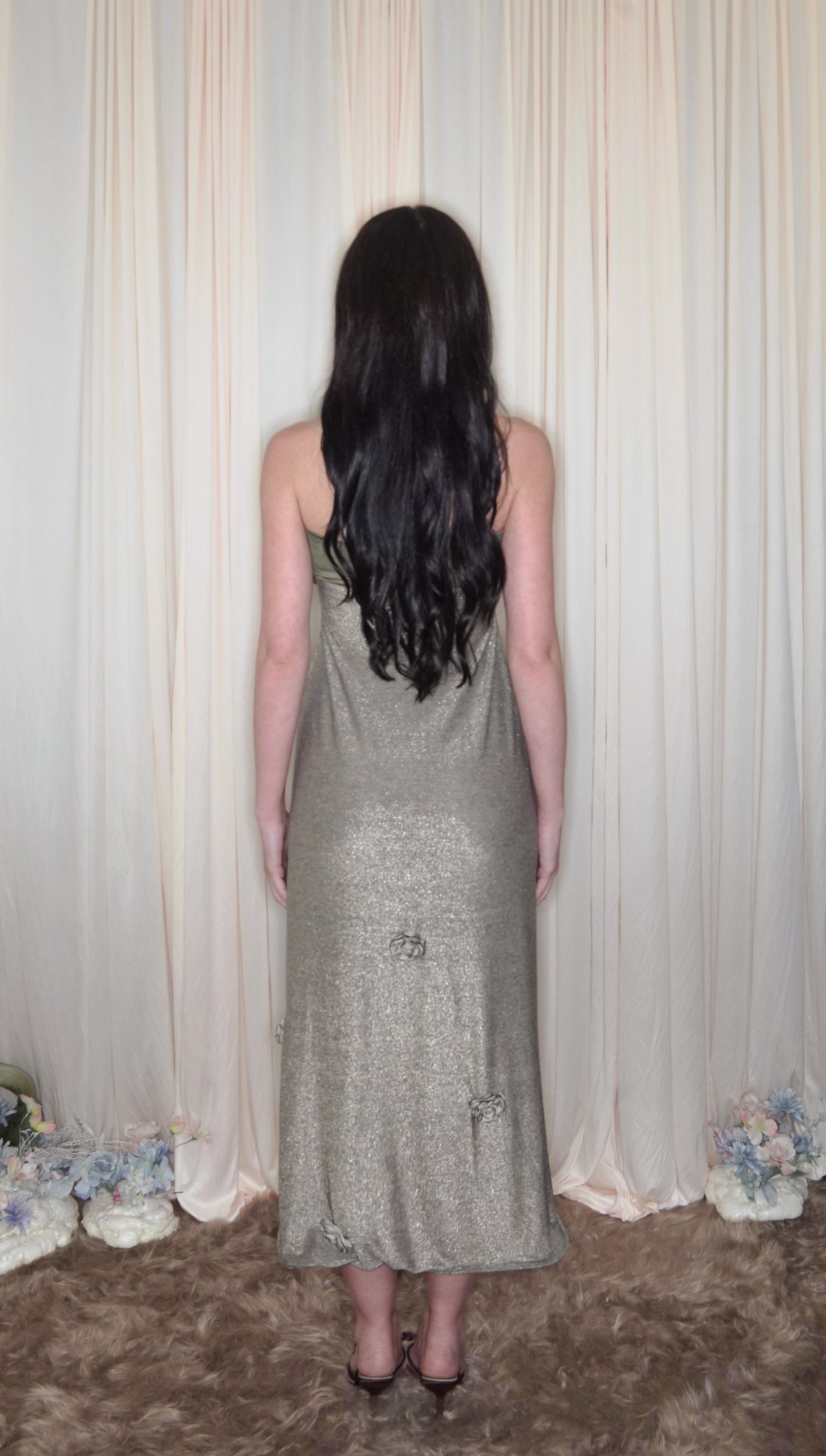 OLIVE BLOOM DRESS