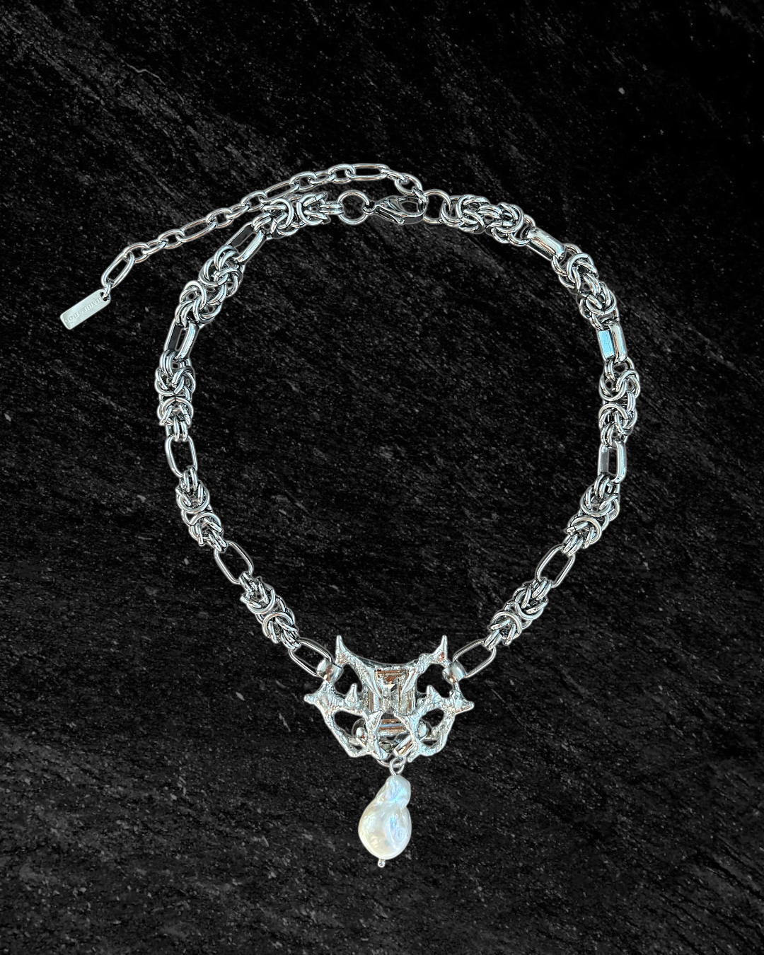 Spiky Butterfly Necklace