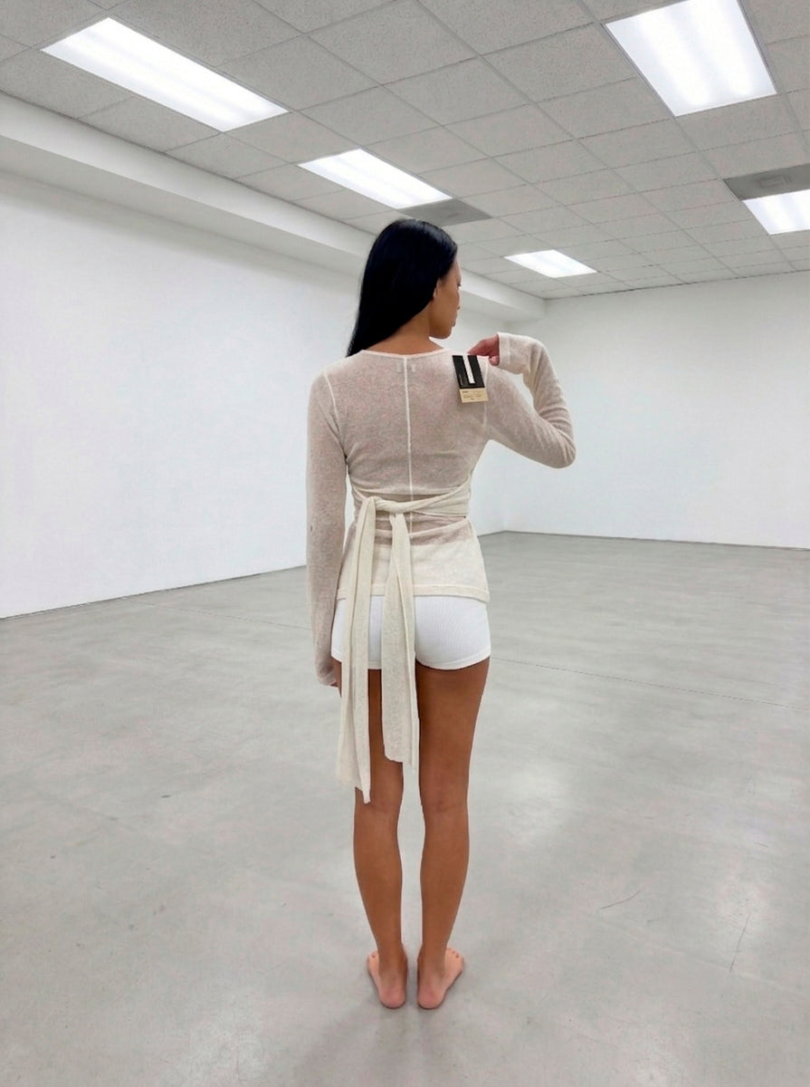 Butter cream blouse