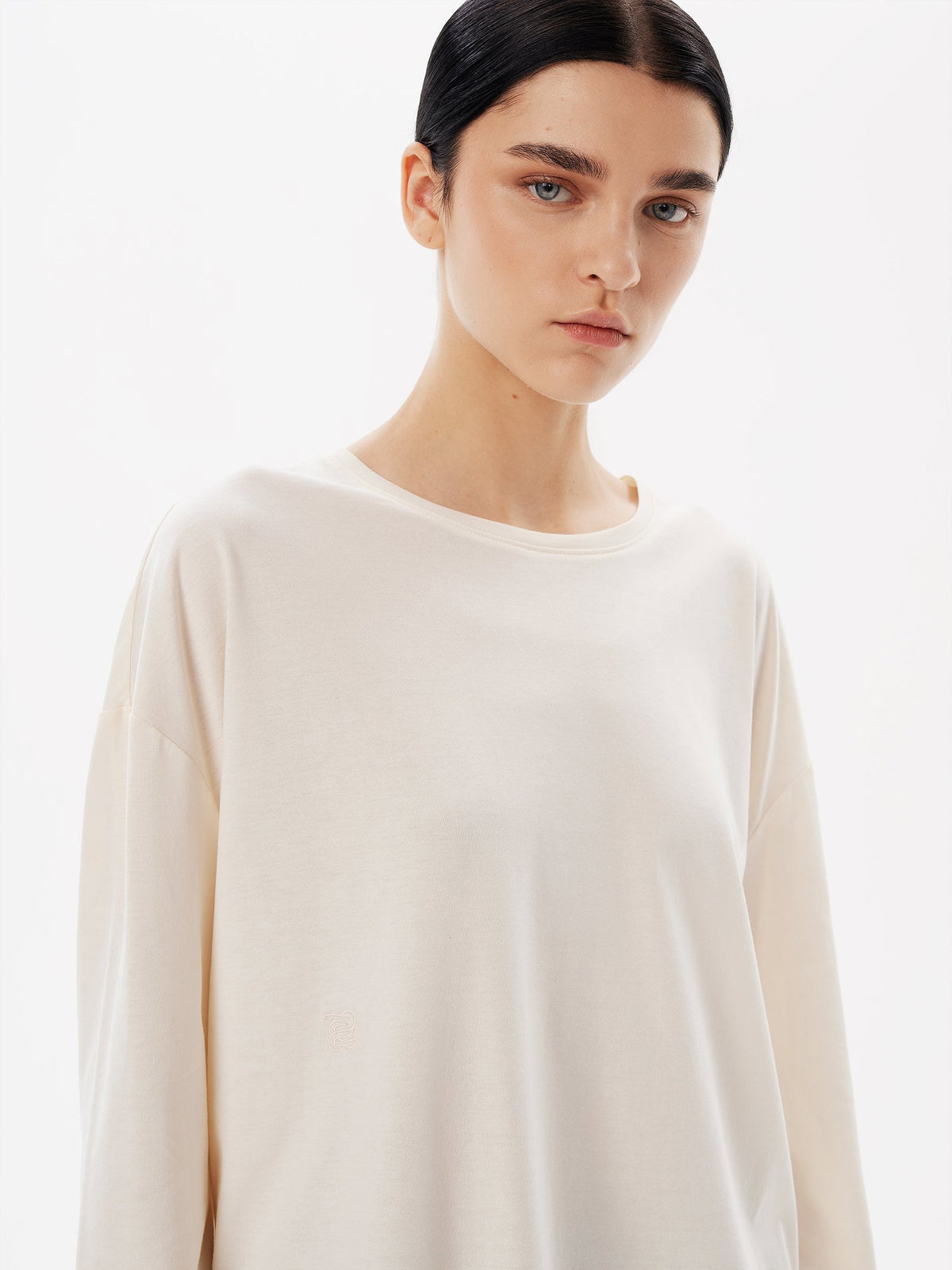 Core Long Sleeve in Cream