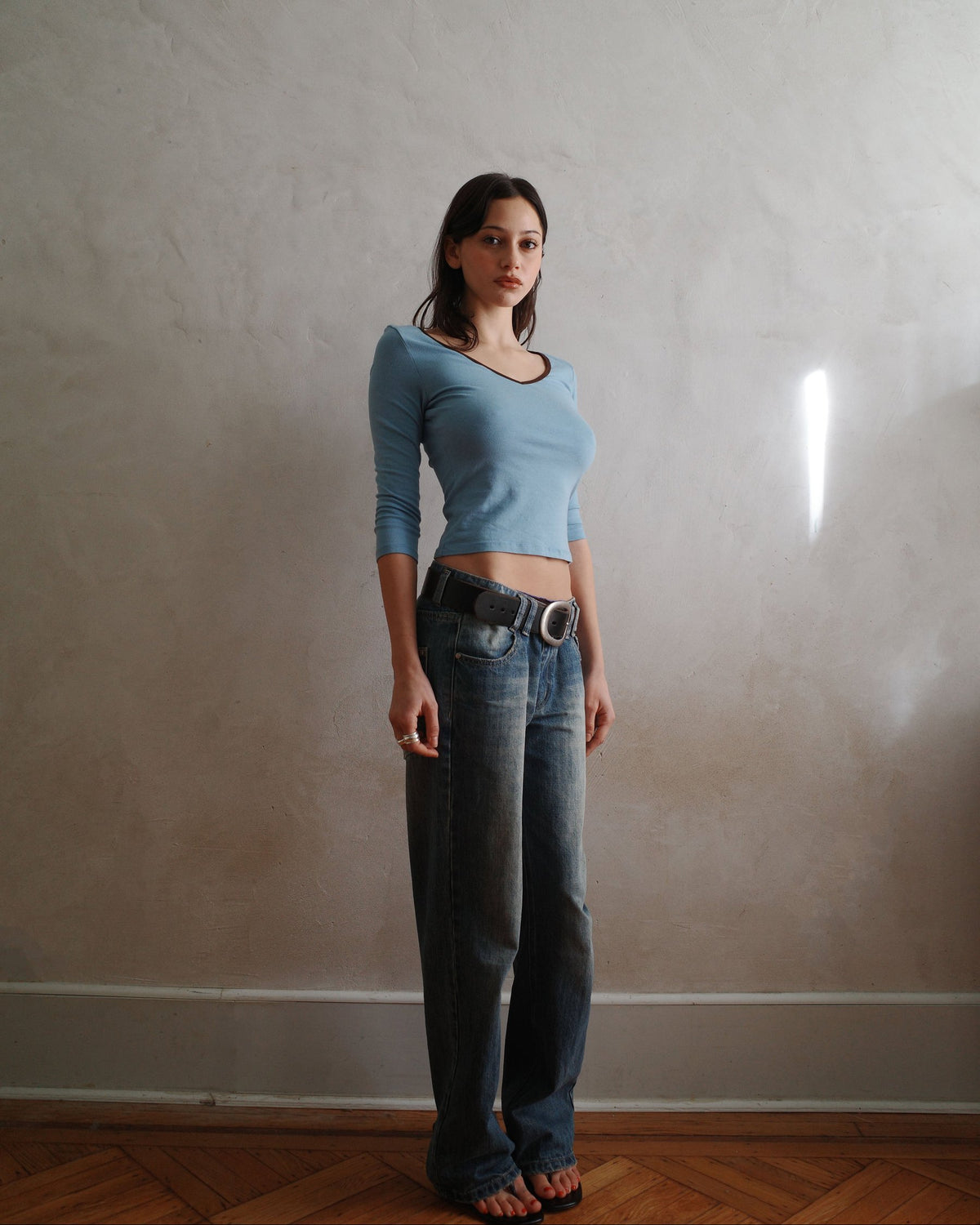 DAISY top - blue
