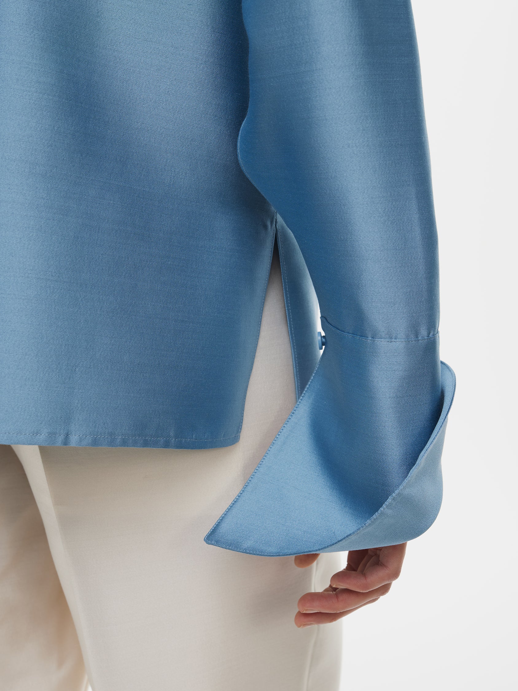 Calla Shirt in Steel Blue