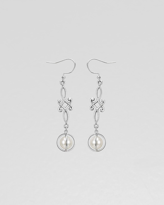 Pearl Orbit Earrings