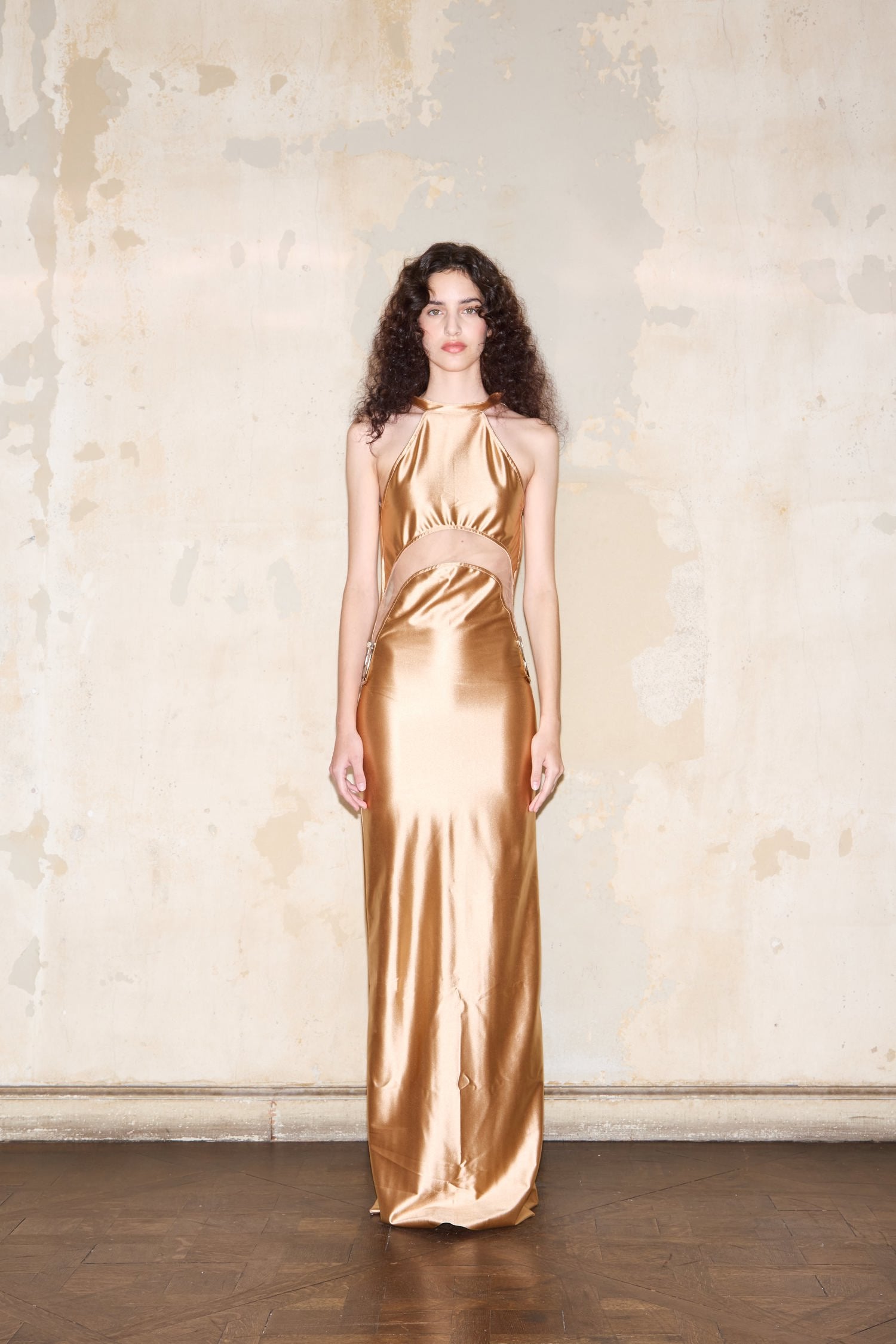PEDRAZA DRESS GOLDEN
