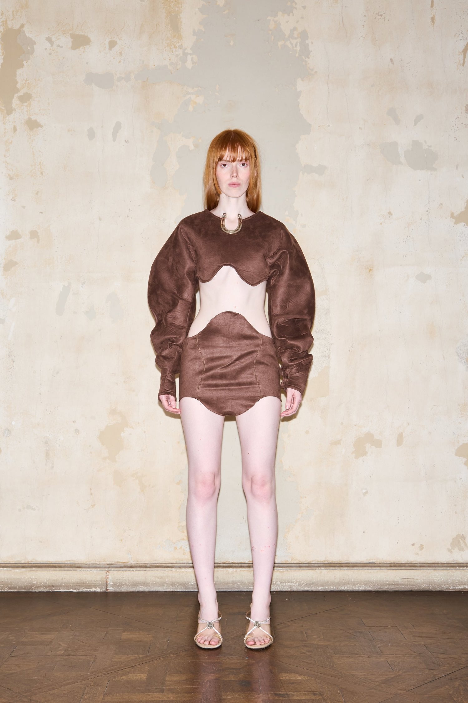 SANABRIA SKIRT BROWN