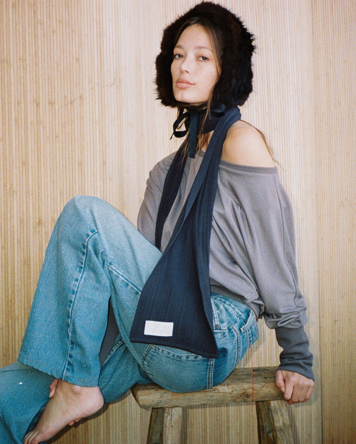 CARMEN top - nice grey