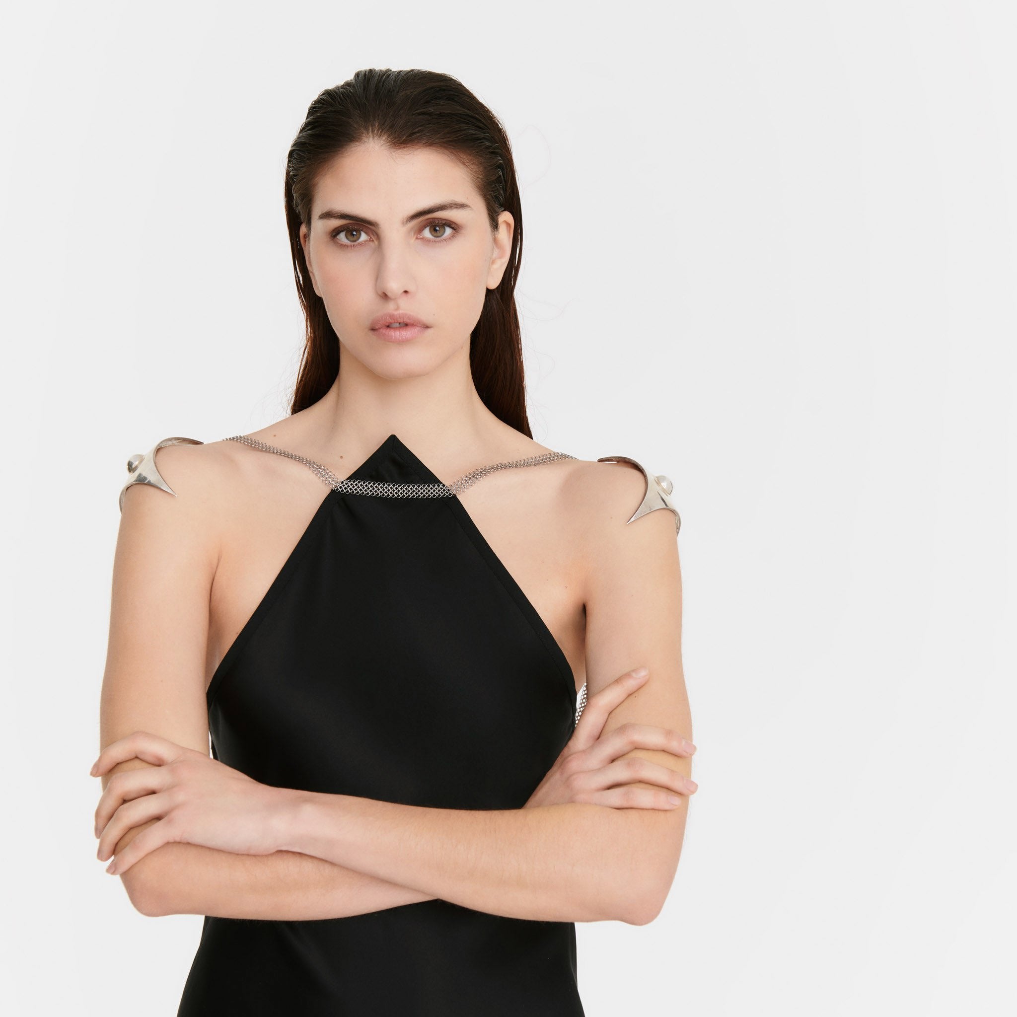 MAXI GODDESS DRESS BLACK