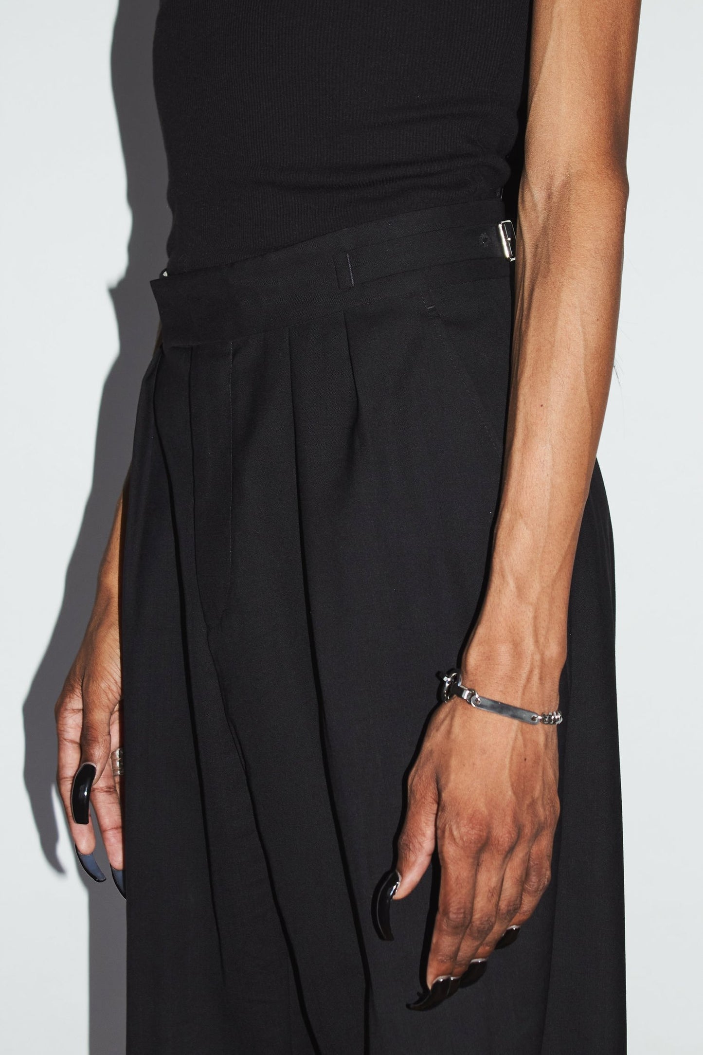 Curb Chain + Plate Bracelet