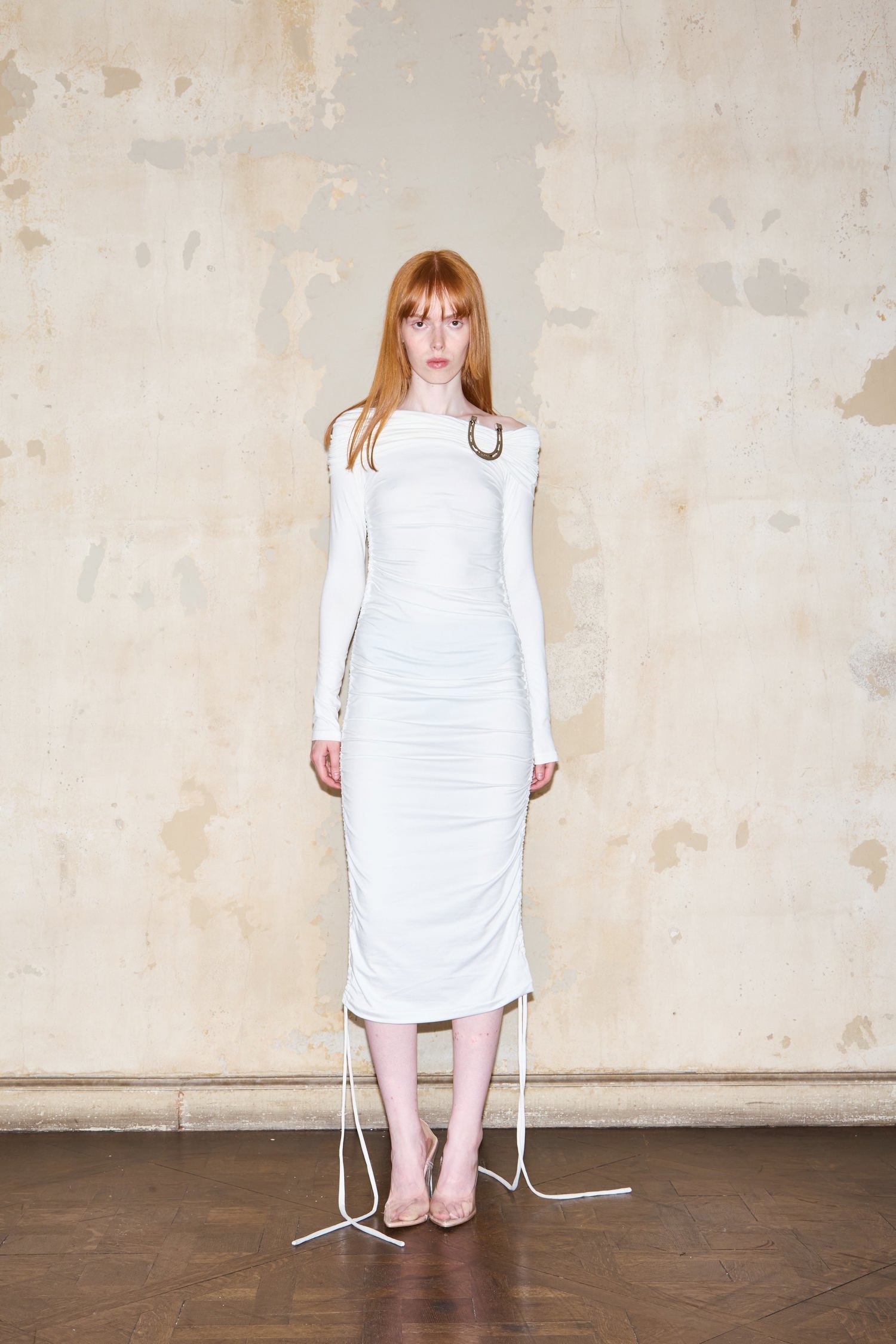 BUCARELLI DRESS WHITE