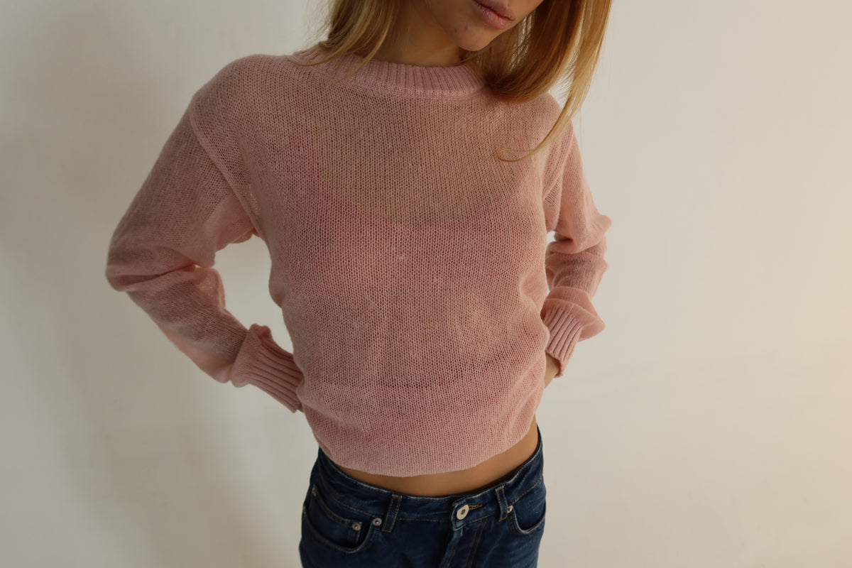 Mohair sweater top