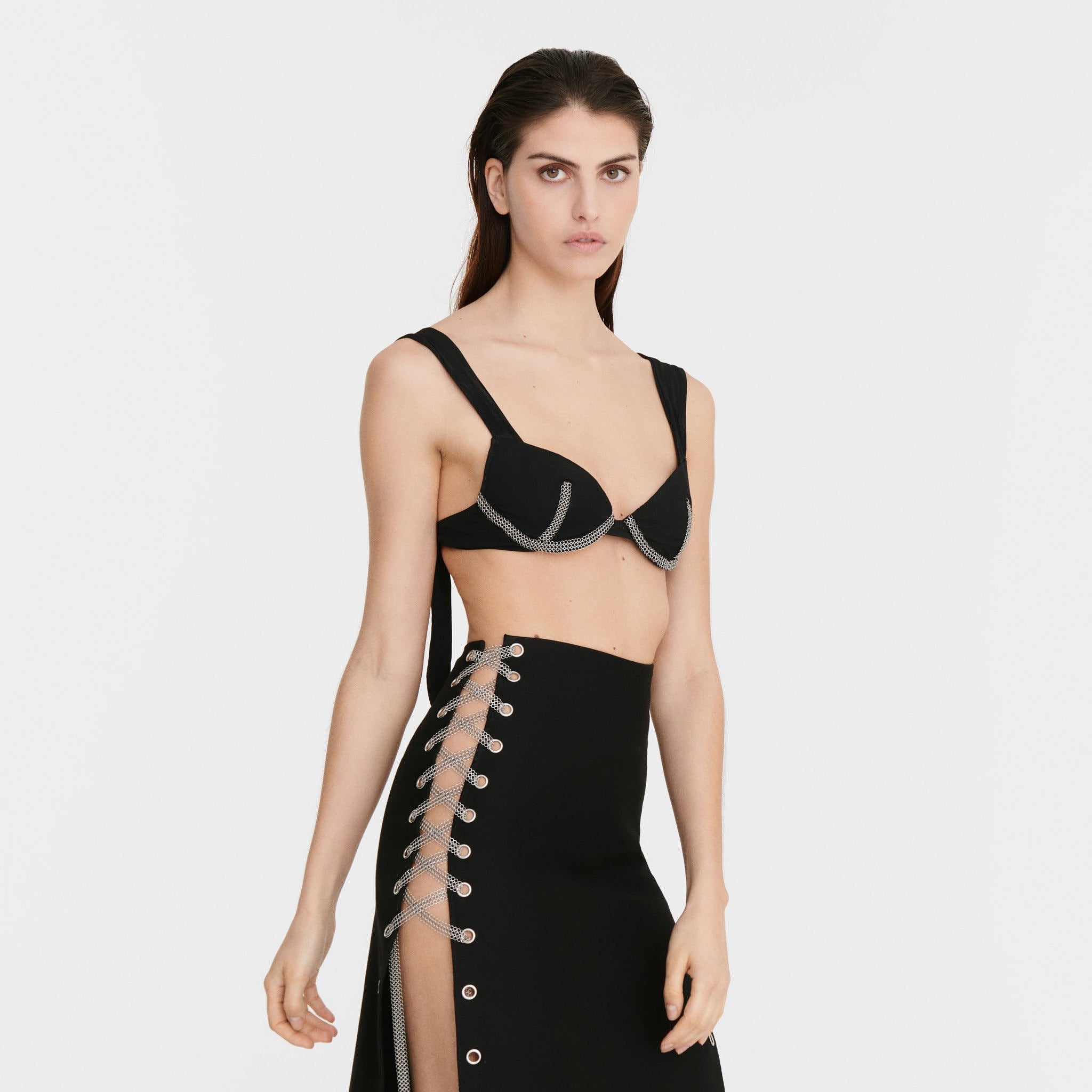 Maxi Warrior Skirt in Black