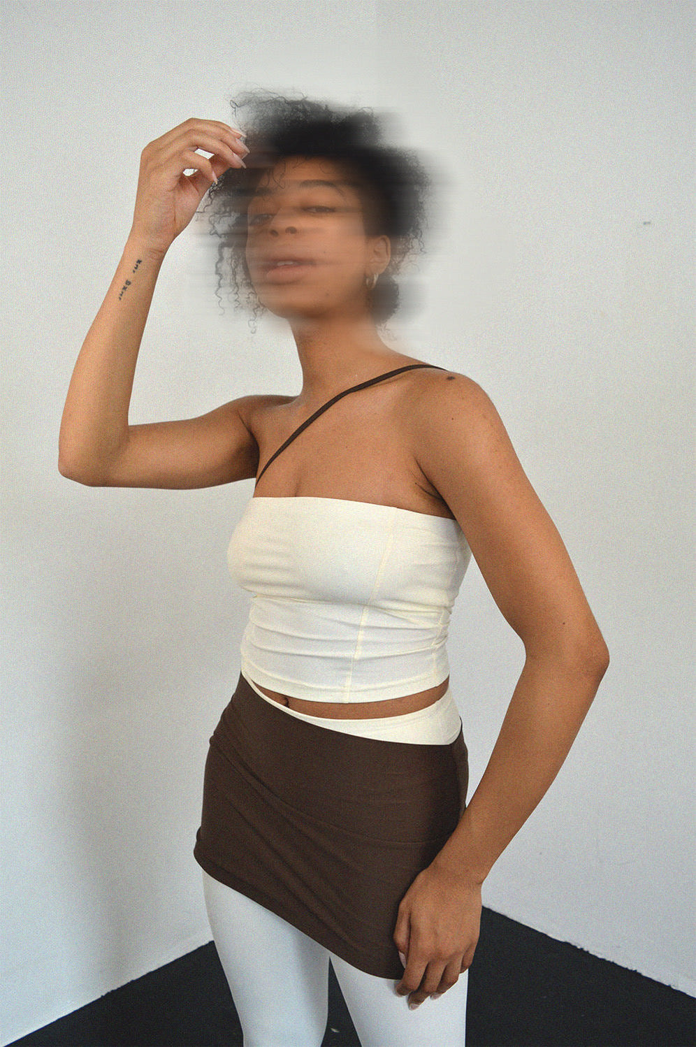 HA 014 - MICRO MINI SKIRT - ARABICA