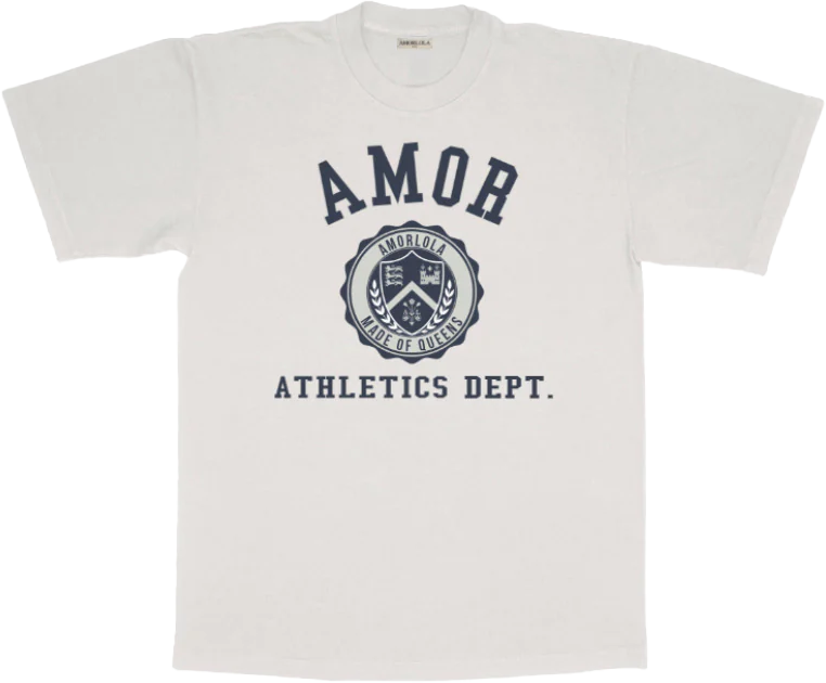 Athletics Department: Off-white T-shirt