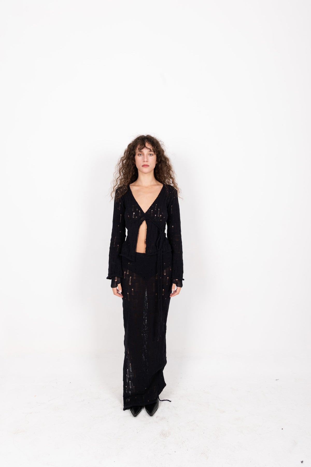 Cruza Long Knit Skirt