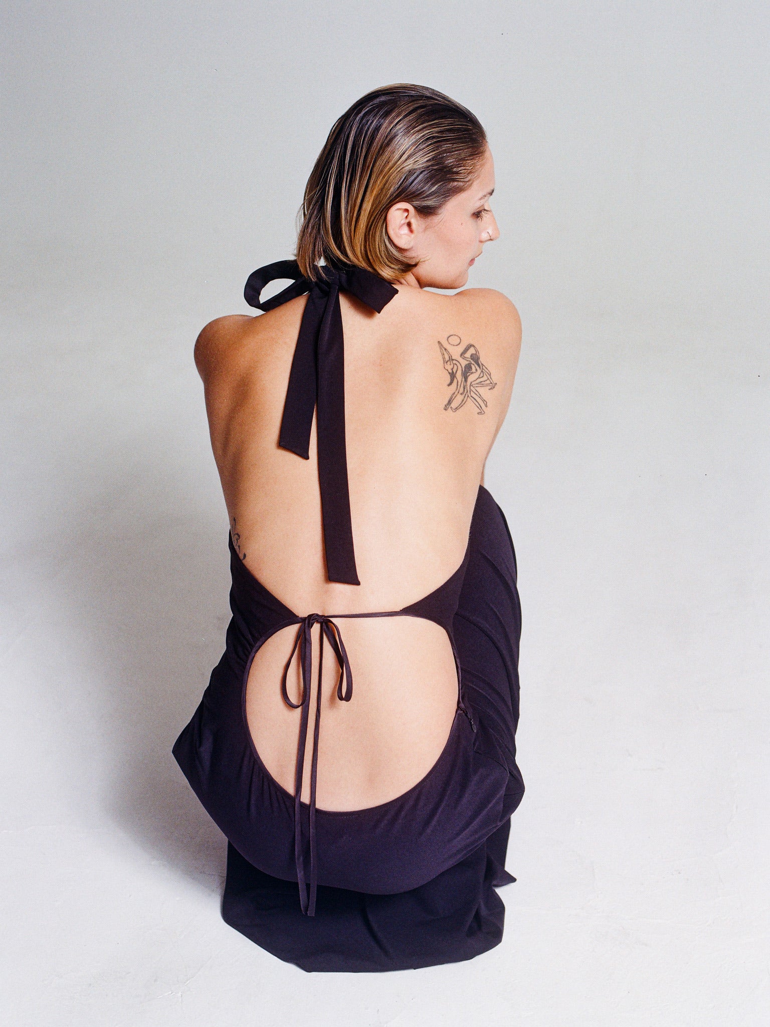 Low-Back Loch Dress