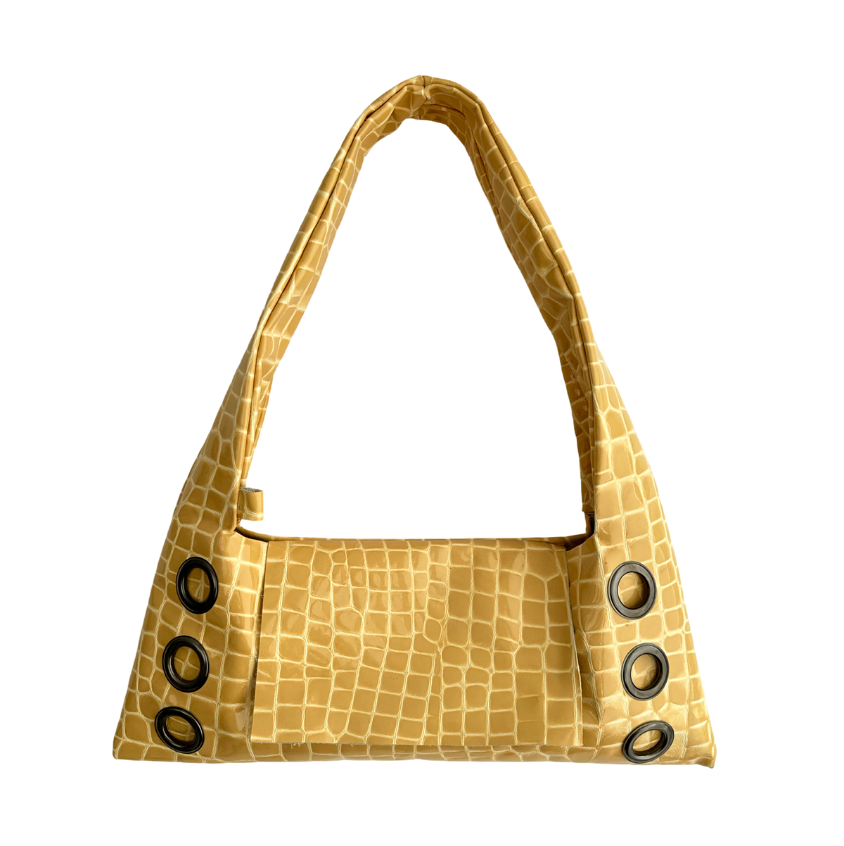 La Grommette Bag - Croc Dorado