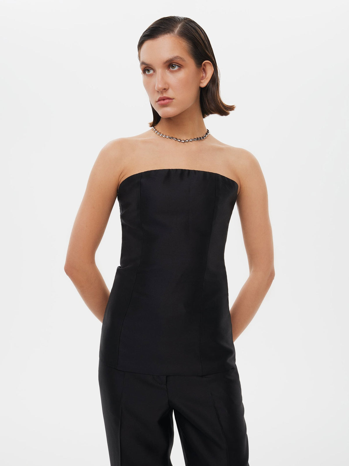 Bud Corset Top in Black