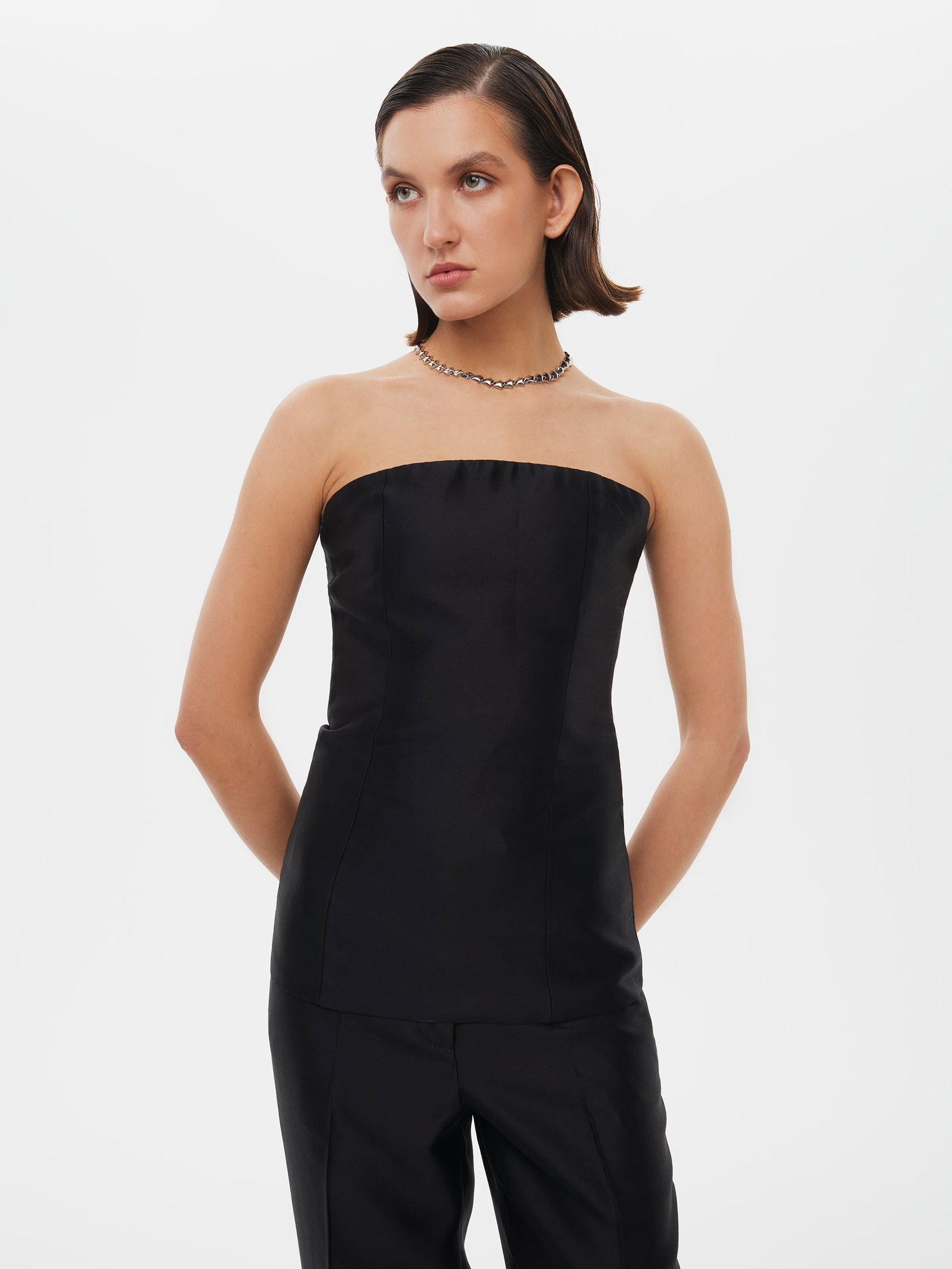 Bud Corset Top in Black