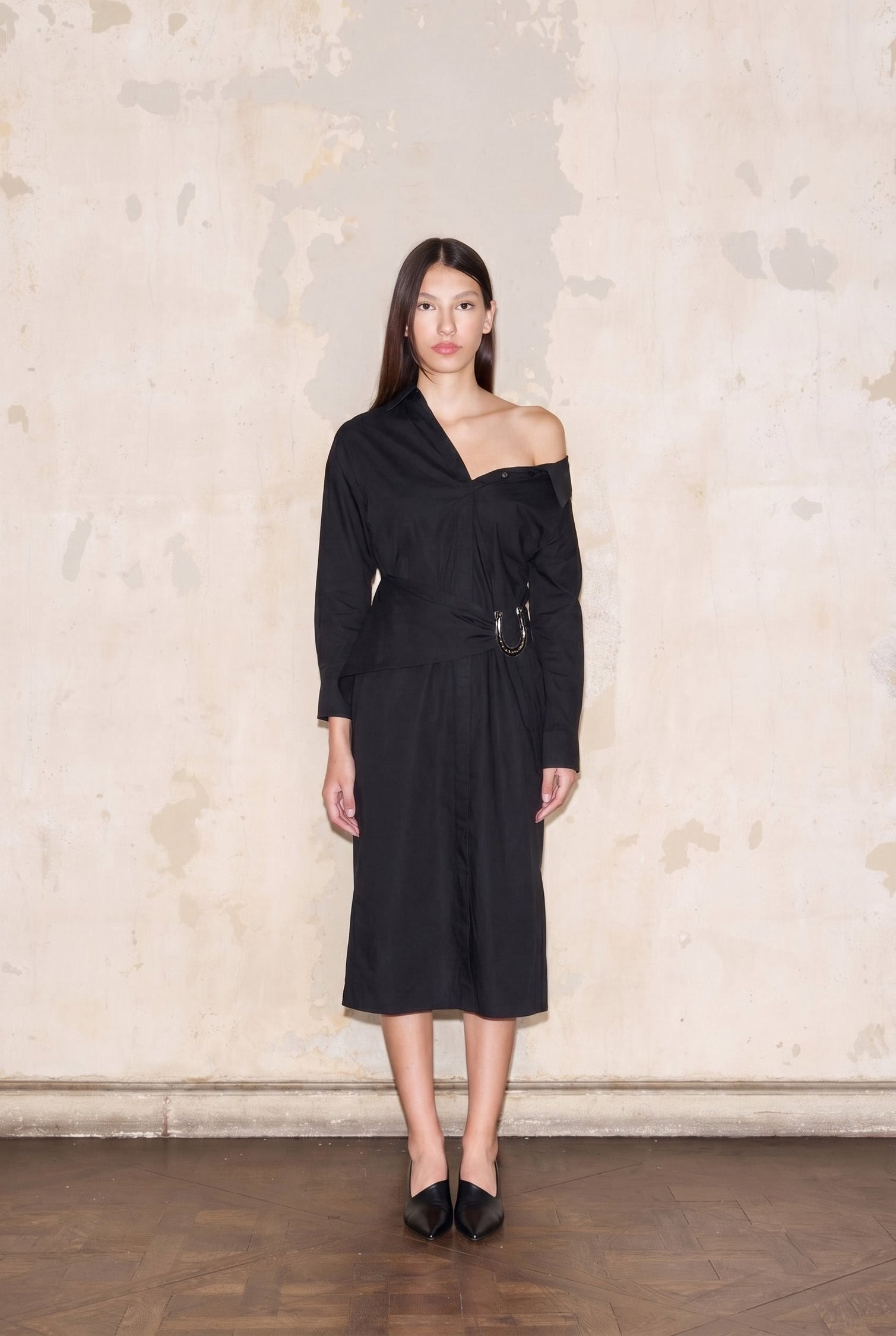 CAMISERO DRESS BLACK