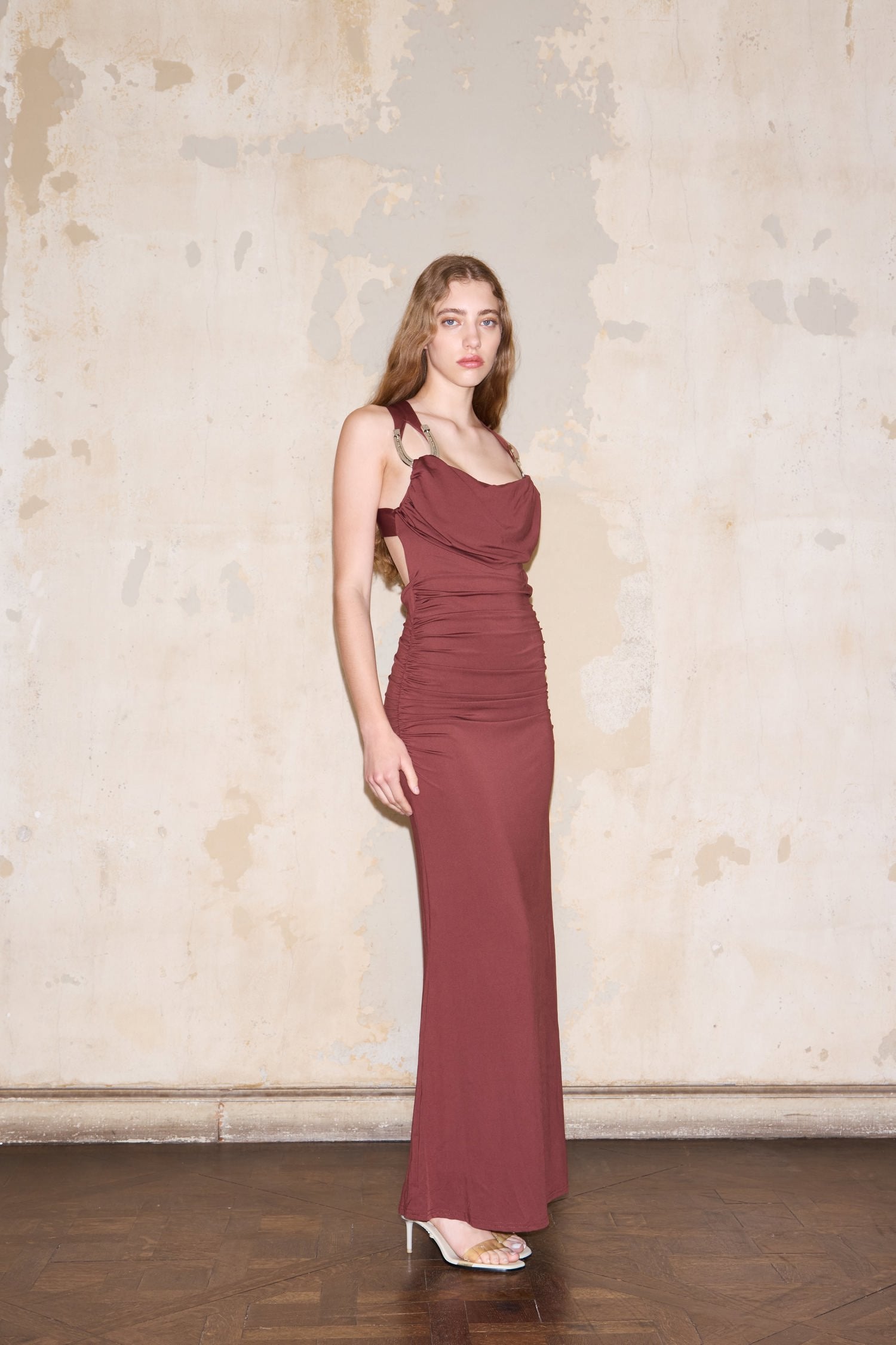 IBERA DRESS CHOCOLATE