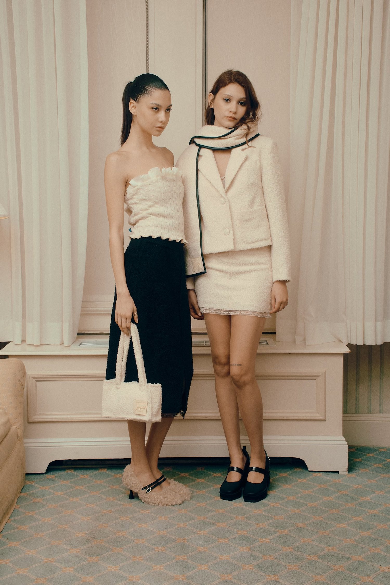 Cable Knit Blew Tube Top