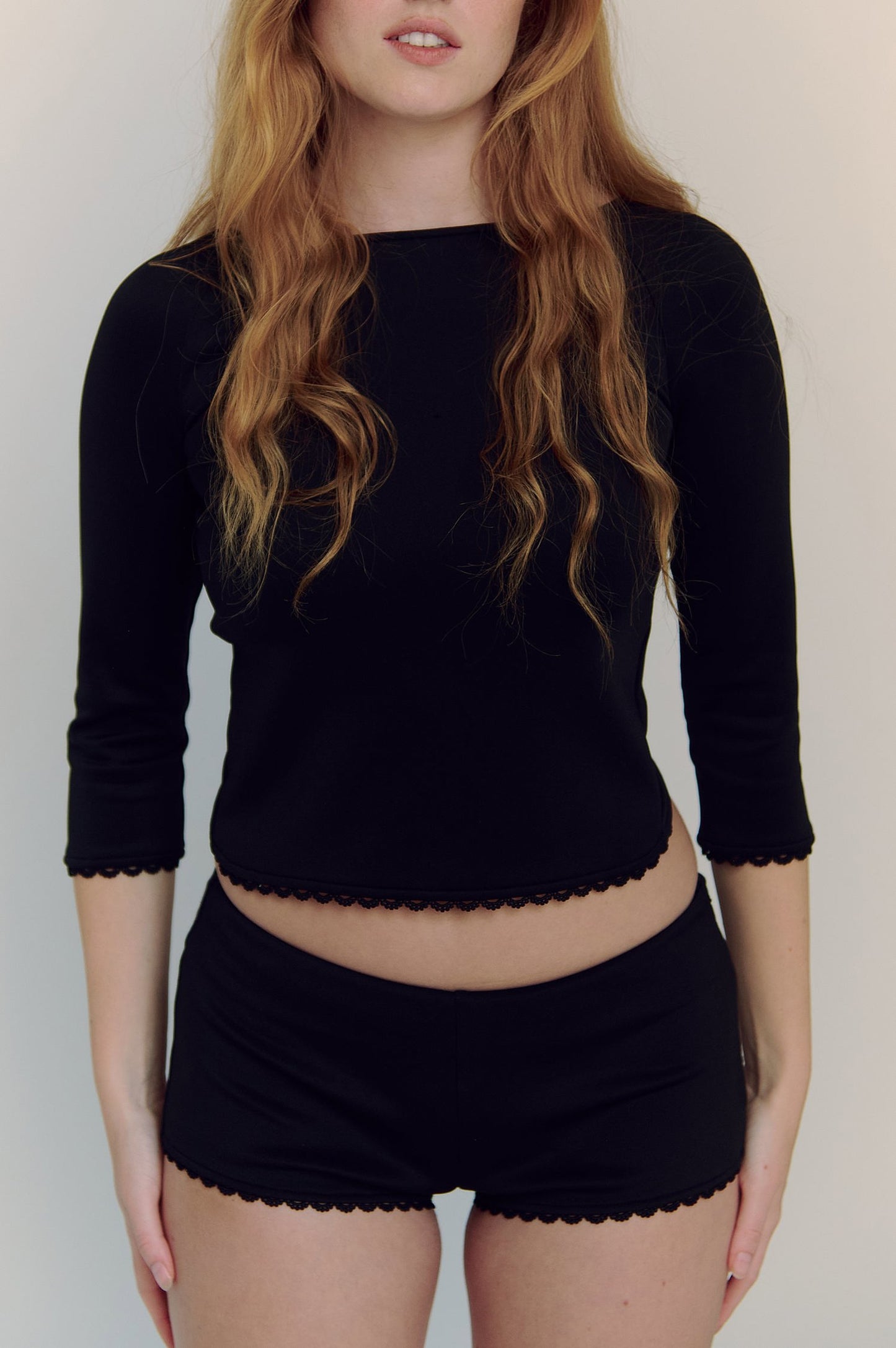 The Play Top in Black