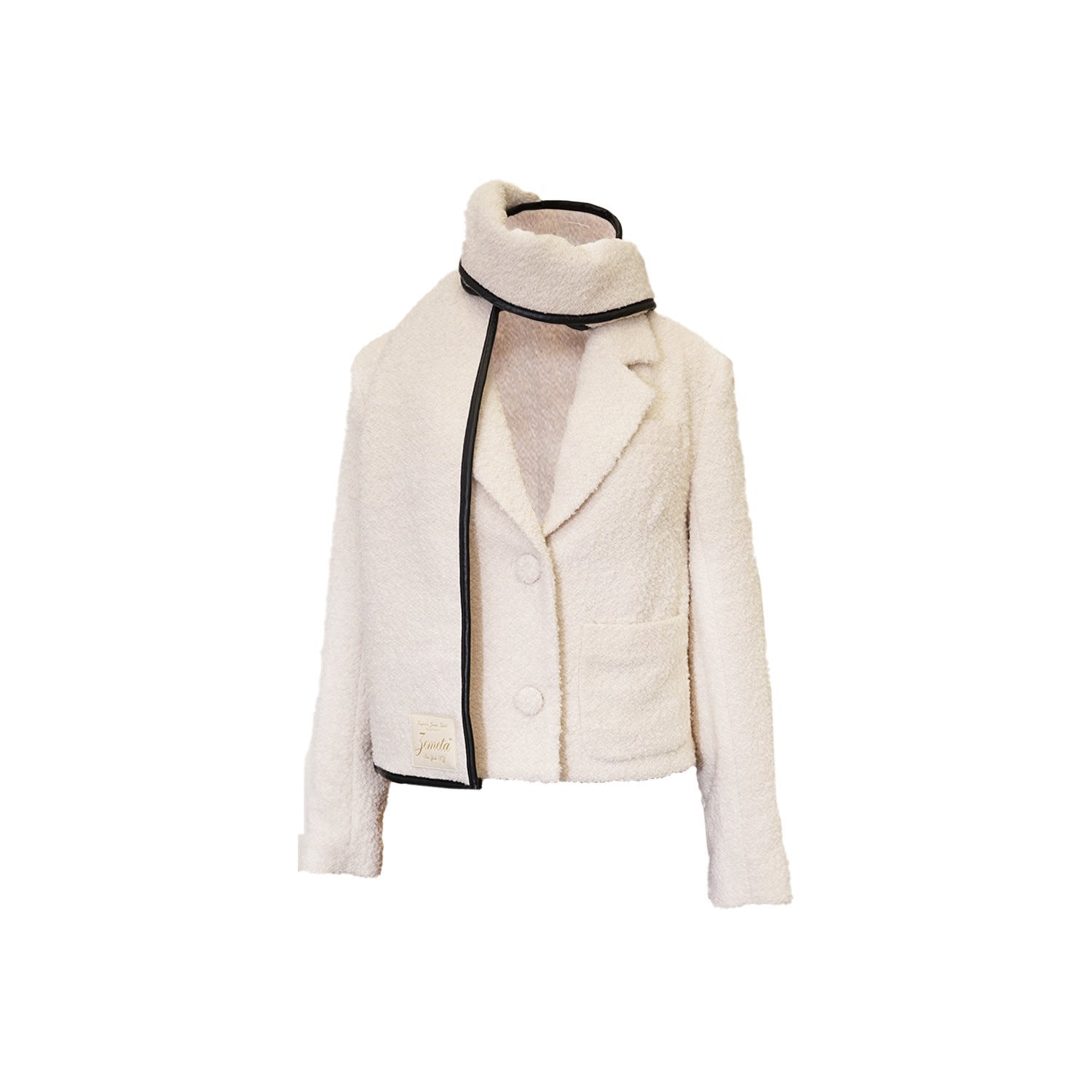CREAMER TWEED JACKET IVORY
