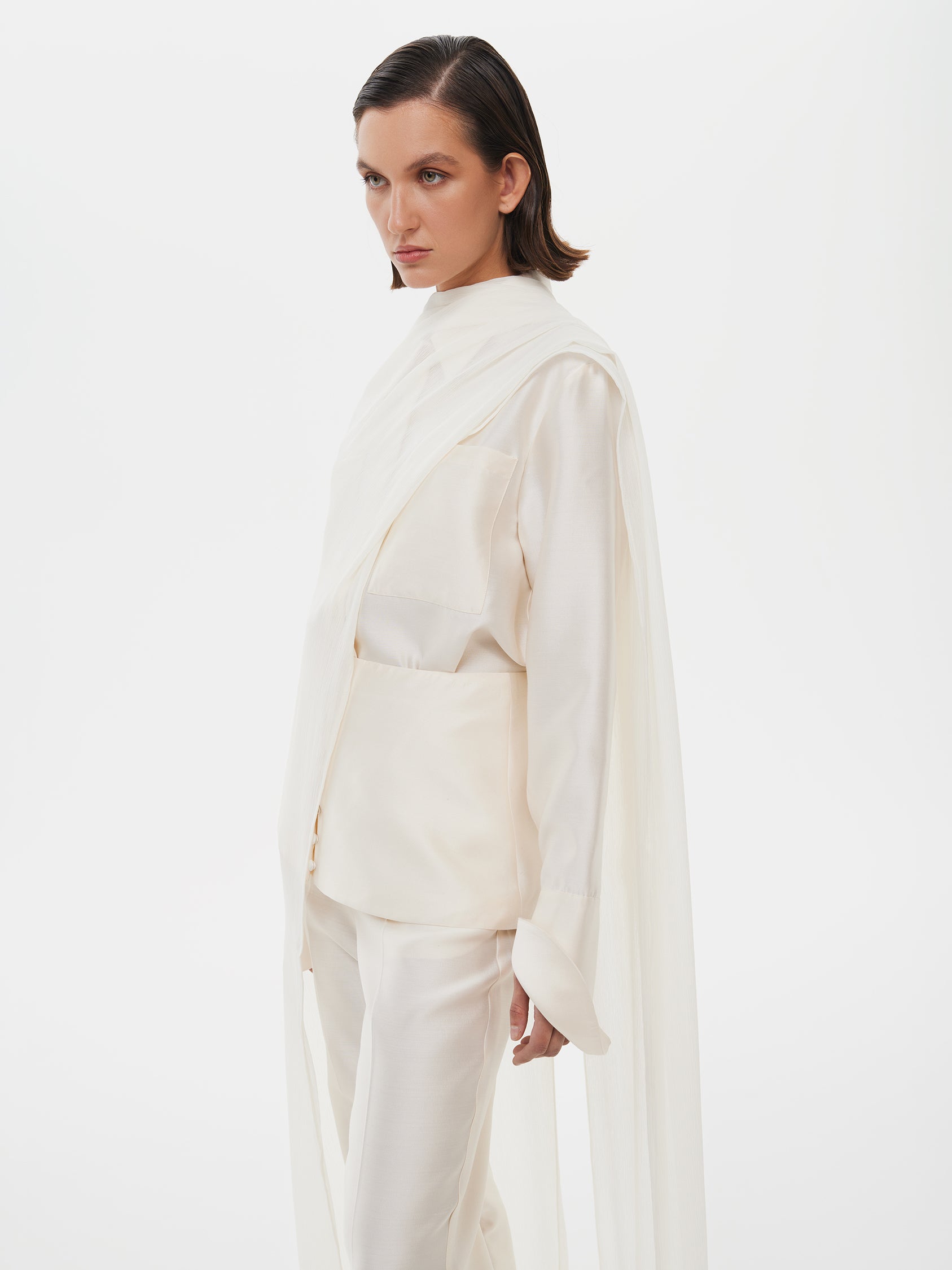 Calla Shirt in Starlight White