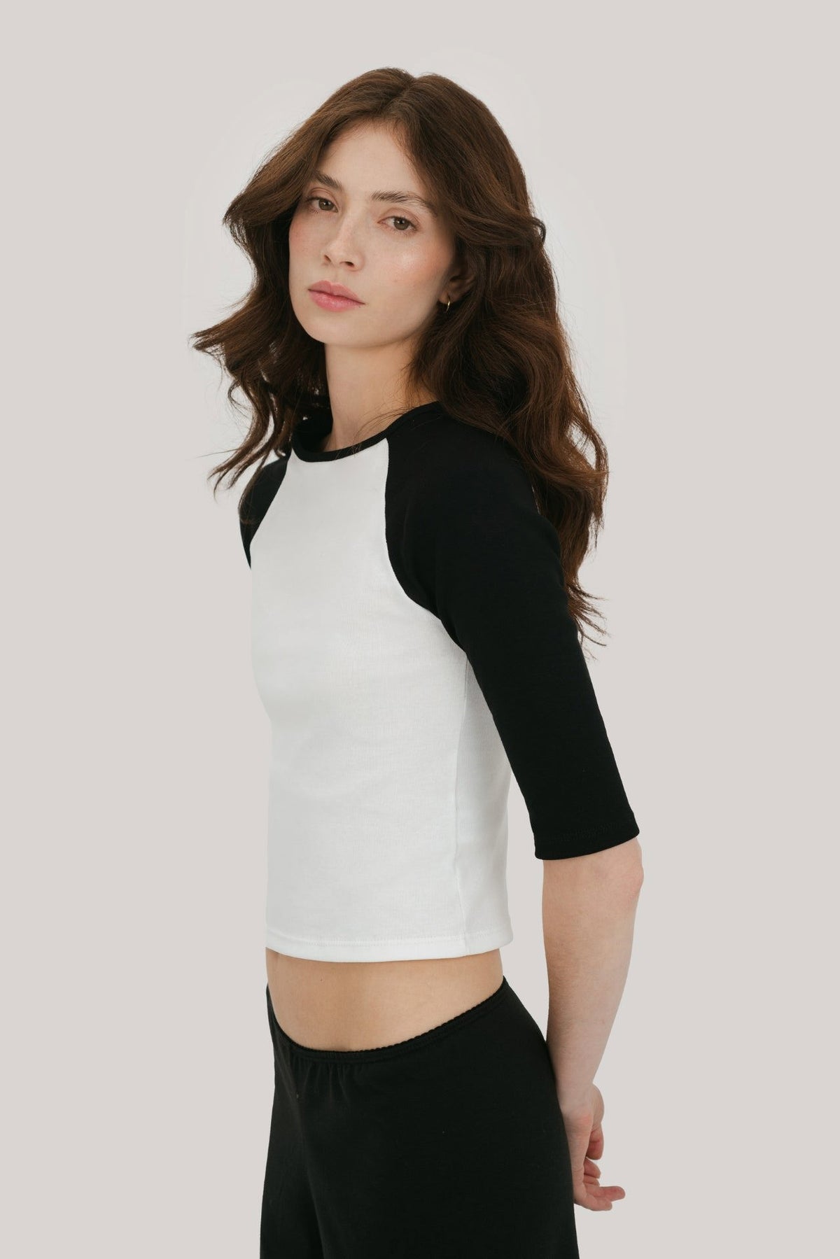 Brooke 3/4 Sleeve Raglan Top