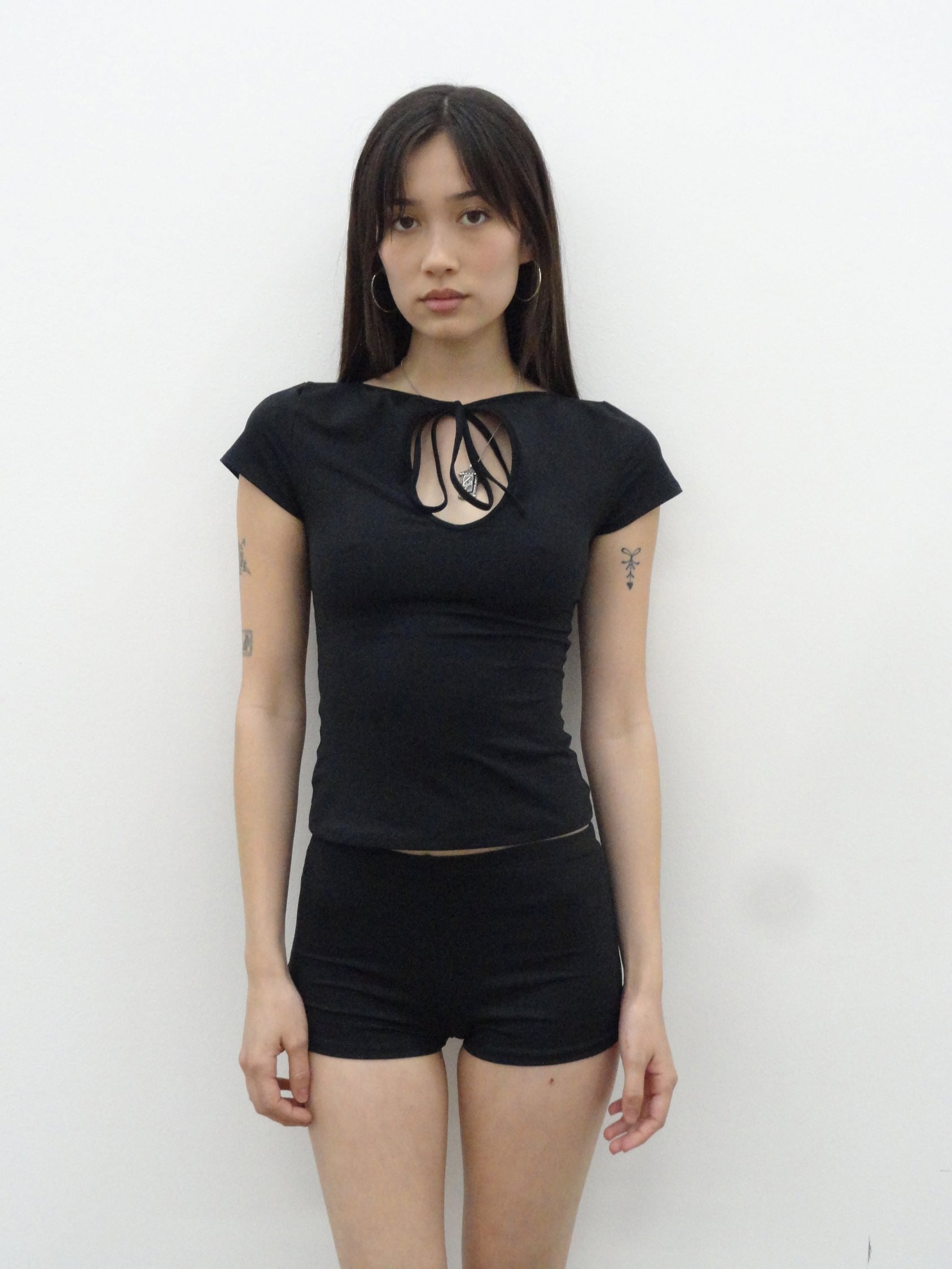 Cleo Keyhole Top in Midnight