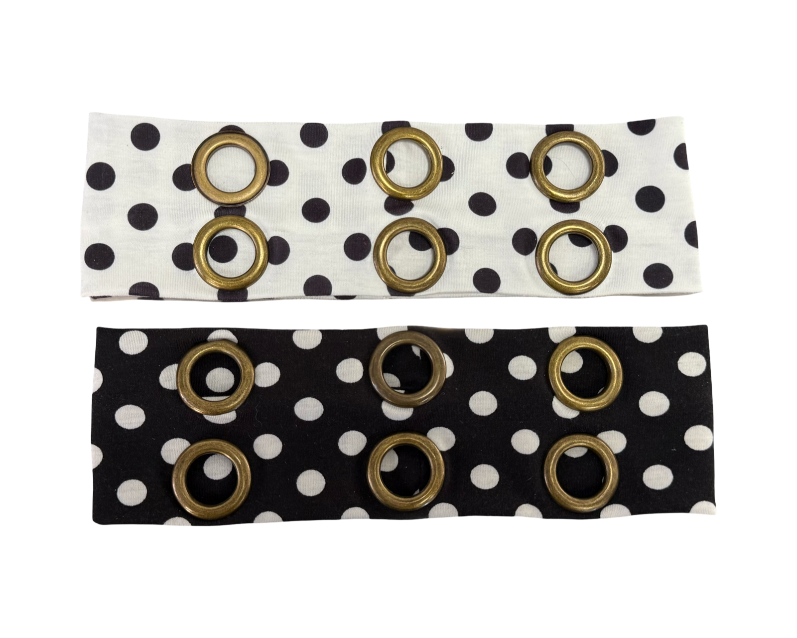 Polka Dot Grommet Headband